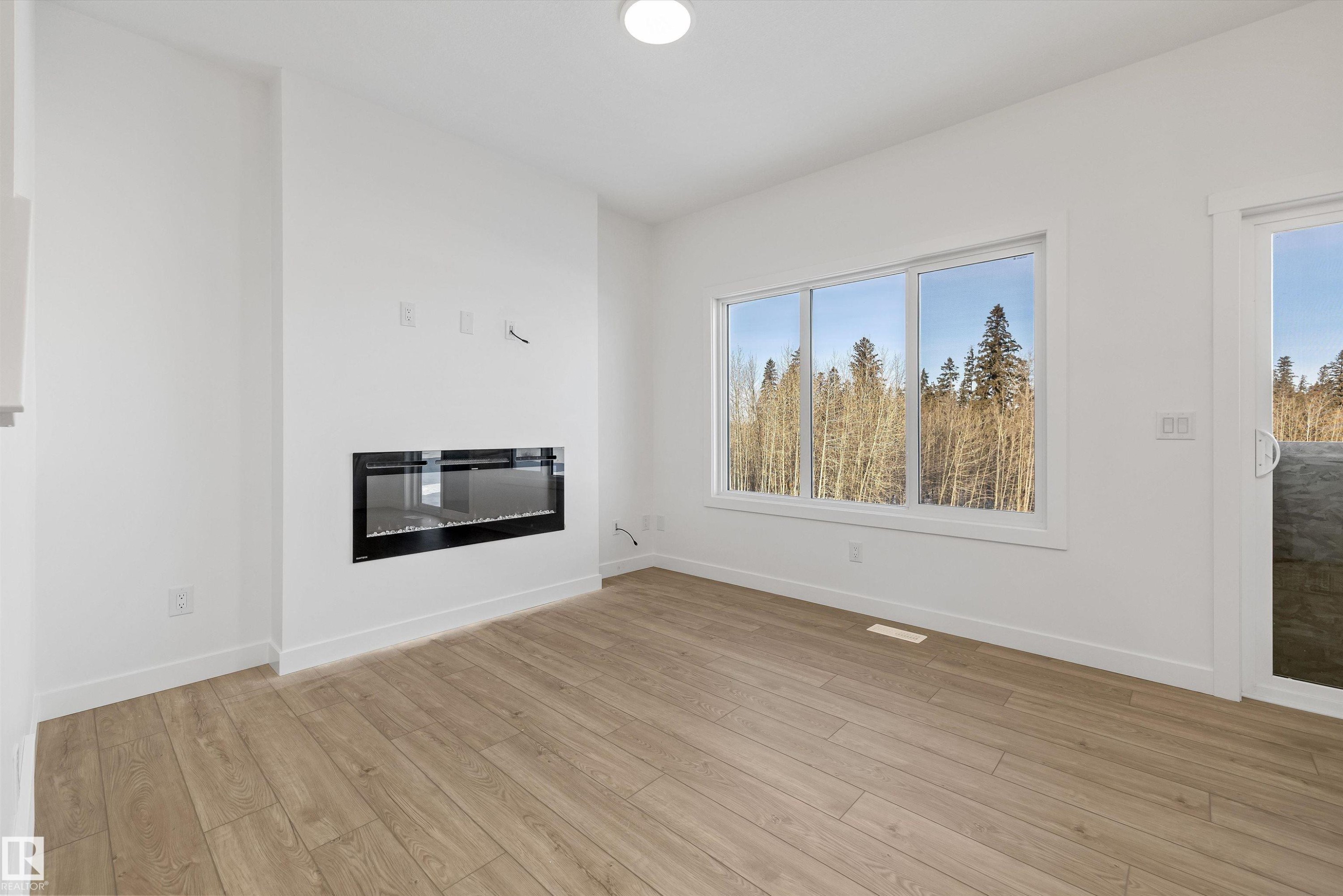1054 Cristall Crescent, Edmonton, AB - Indoor Photo Showing Living Room With Fireplace