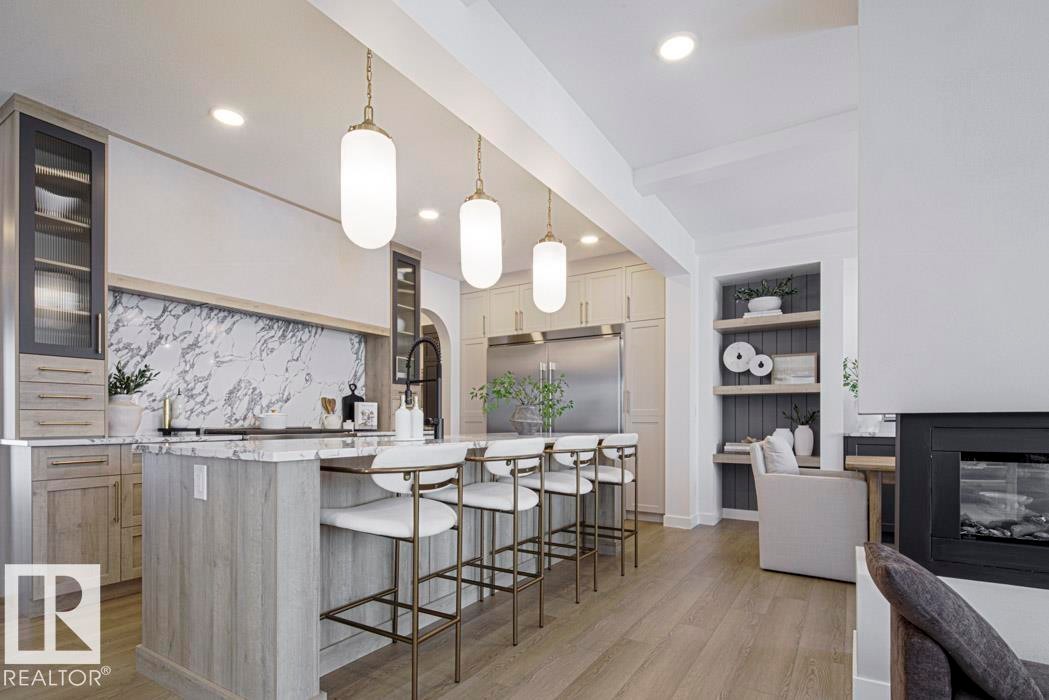 4551 Warbler Loop, Edmonton, AB - Indoor With Fireplace