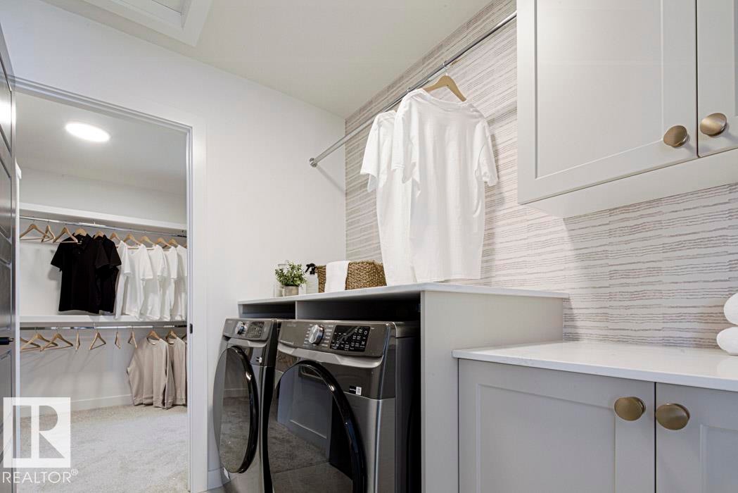 4551 Warbler Loop, Edmonton, AB - Indoor Photo Showing Laundry Room