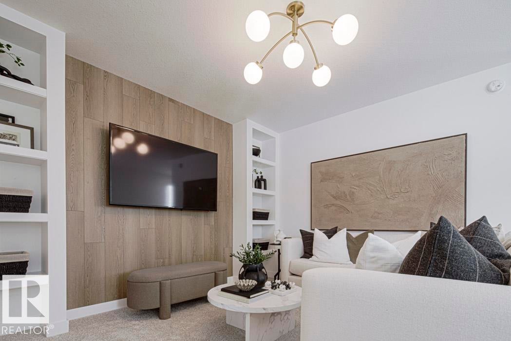 4551 Warbler Loop, Edmonton, AB - Indoor Photo Showing Living Room