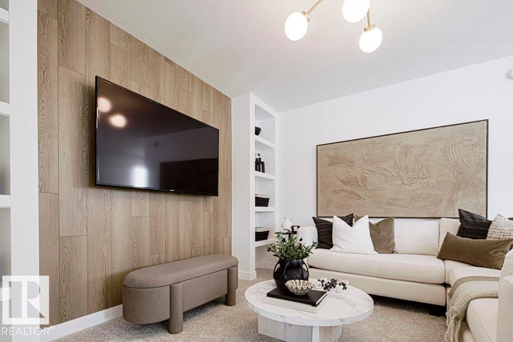 4551 Warbler Loop, Edmonton, AB - Indoor Photo Showing Living Room