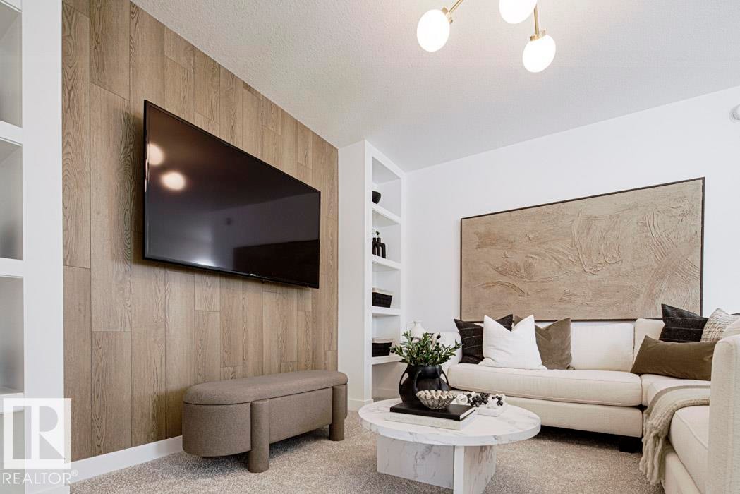 4551 Warbler Loop, Edmonton, AB - Indoor Photo Showing Living Room