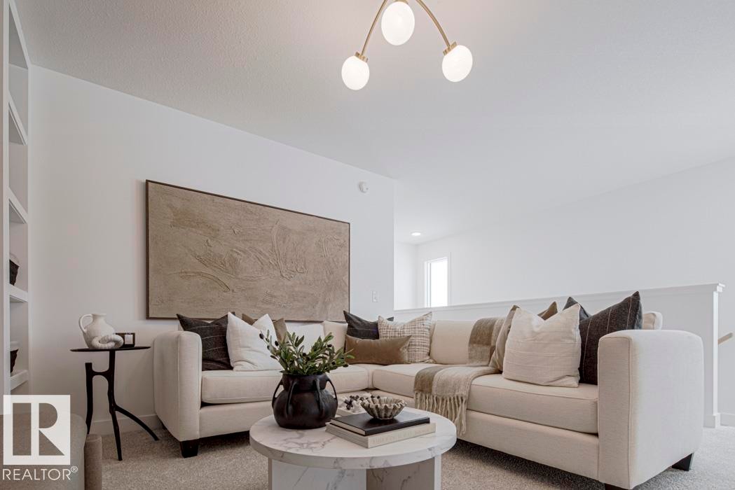 4551 Warbler Loop, Edmonton, AB - Indoor Photo Showing Living Room