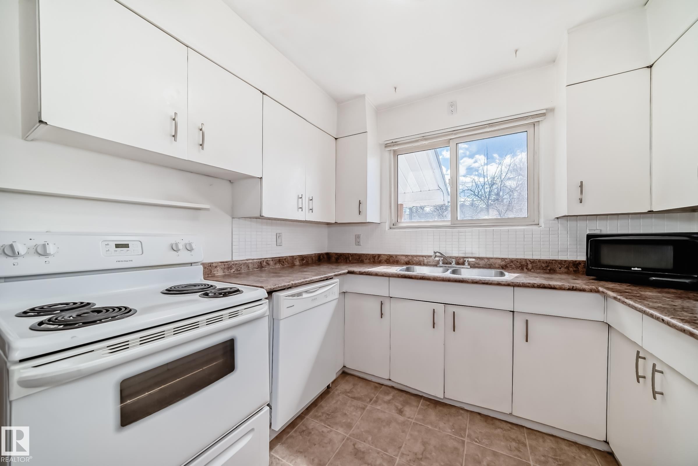10837 65 Avenue, Edmonton, AB - Indoor Photo Showing Kitchen With Double Sink