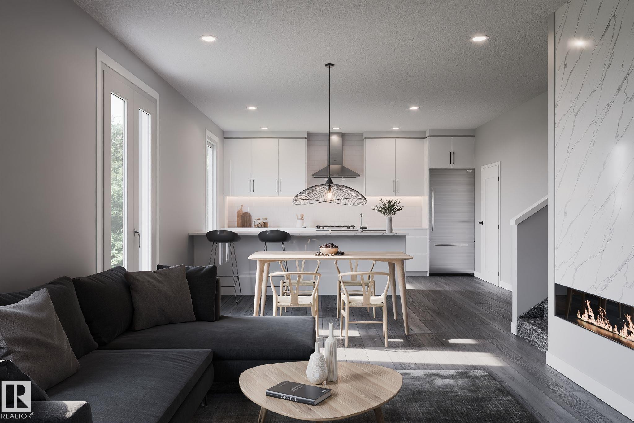 7719 132A Avenue, Edmonton, AB - Indoor Photo Showing Living Room