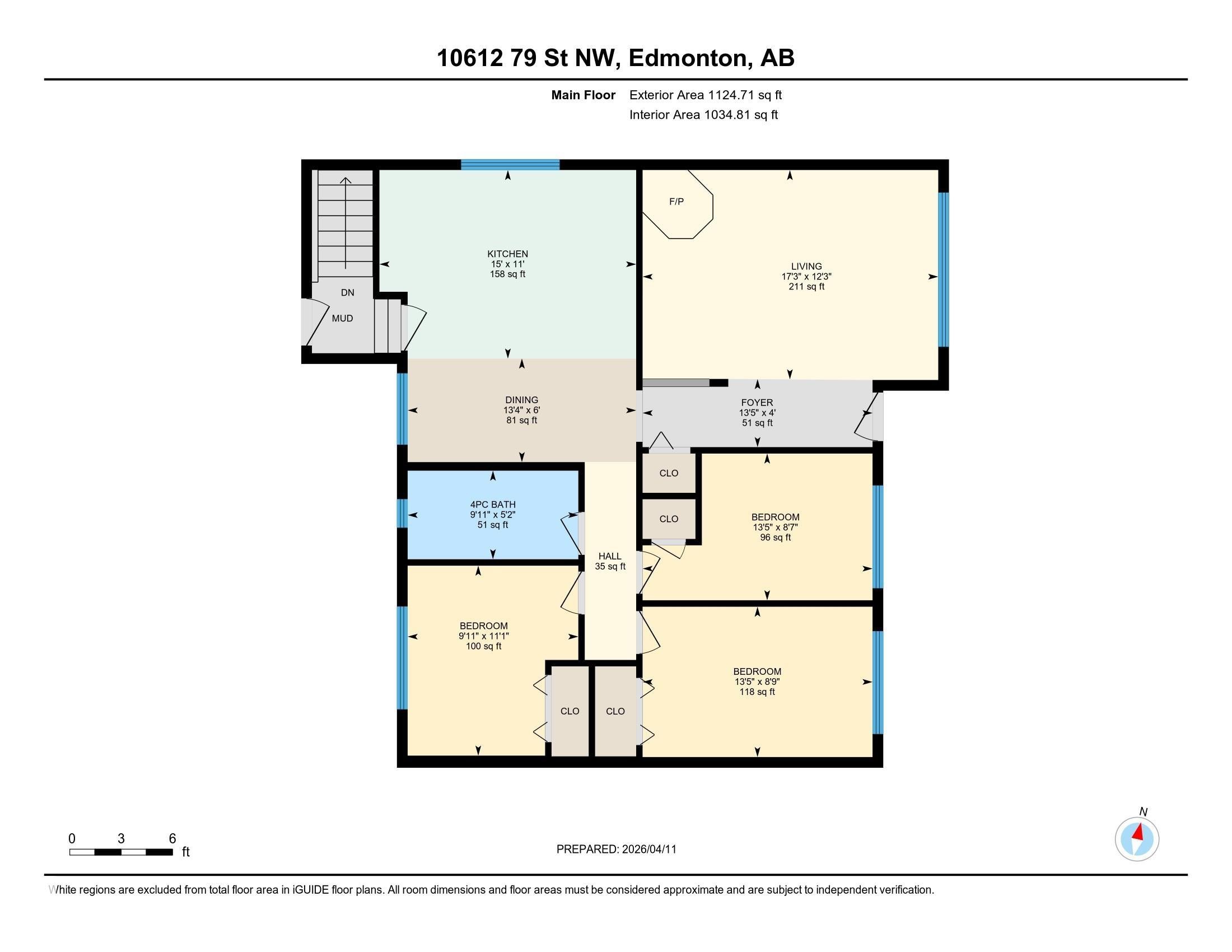 Floor plan - 10612 79 Street, Edmonton, AB