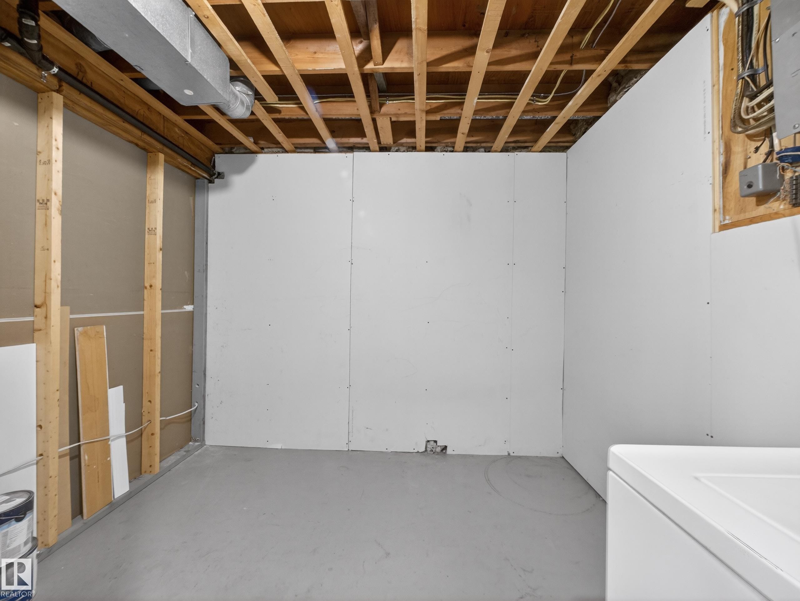 7715 37 Avenue, Edmonton, AB - Indoor Photo Showing Basement