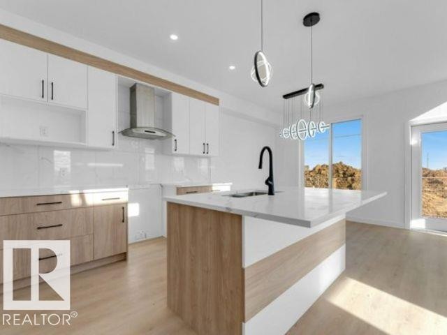 8512 Mayday Run Run, Edmonton, AB - Indoor Photo Showing Kitchen With Upgraded Kitchen