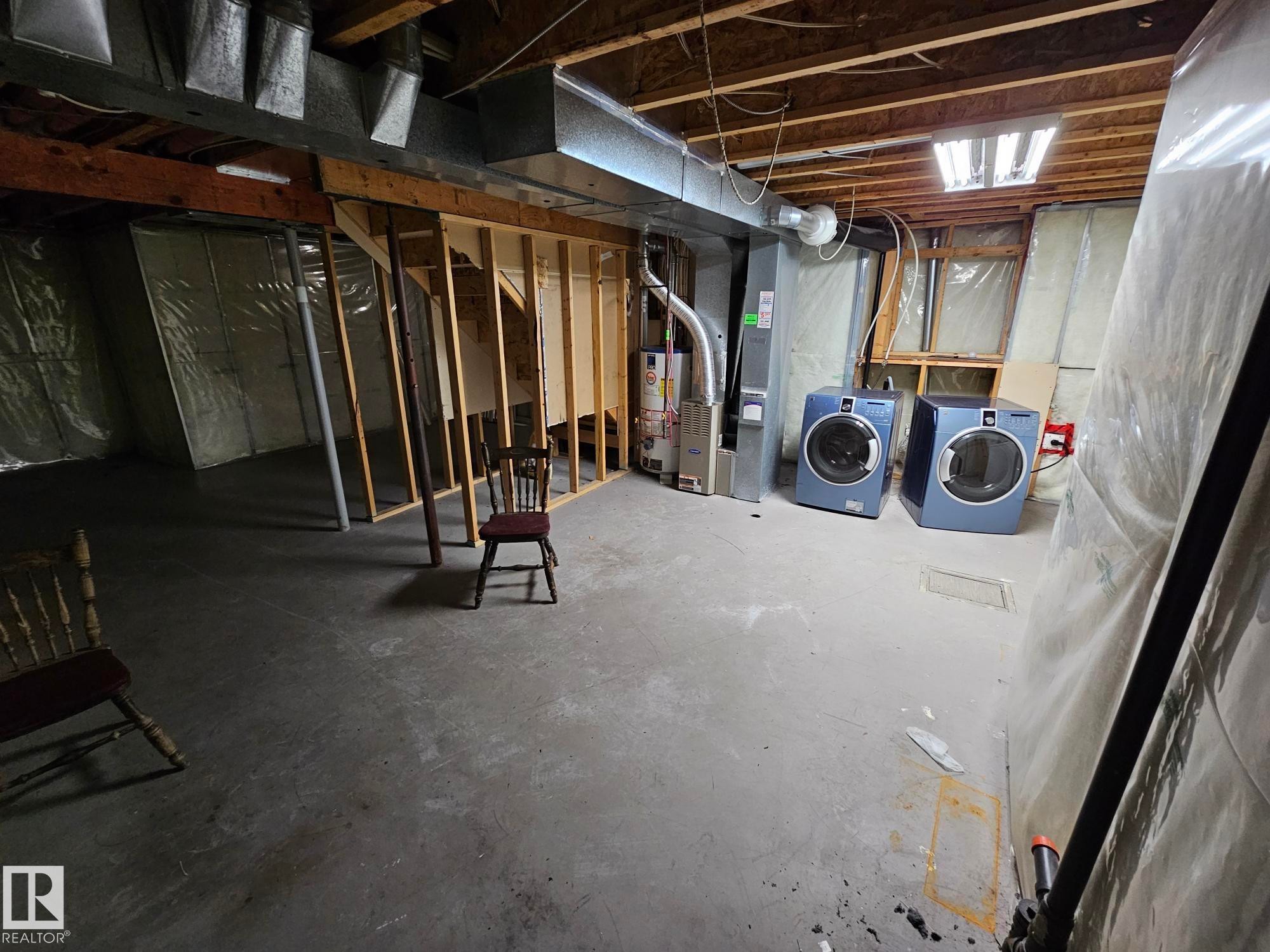 Edmonton, AB - Indoor Photo Showing Basement