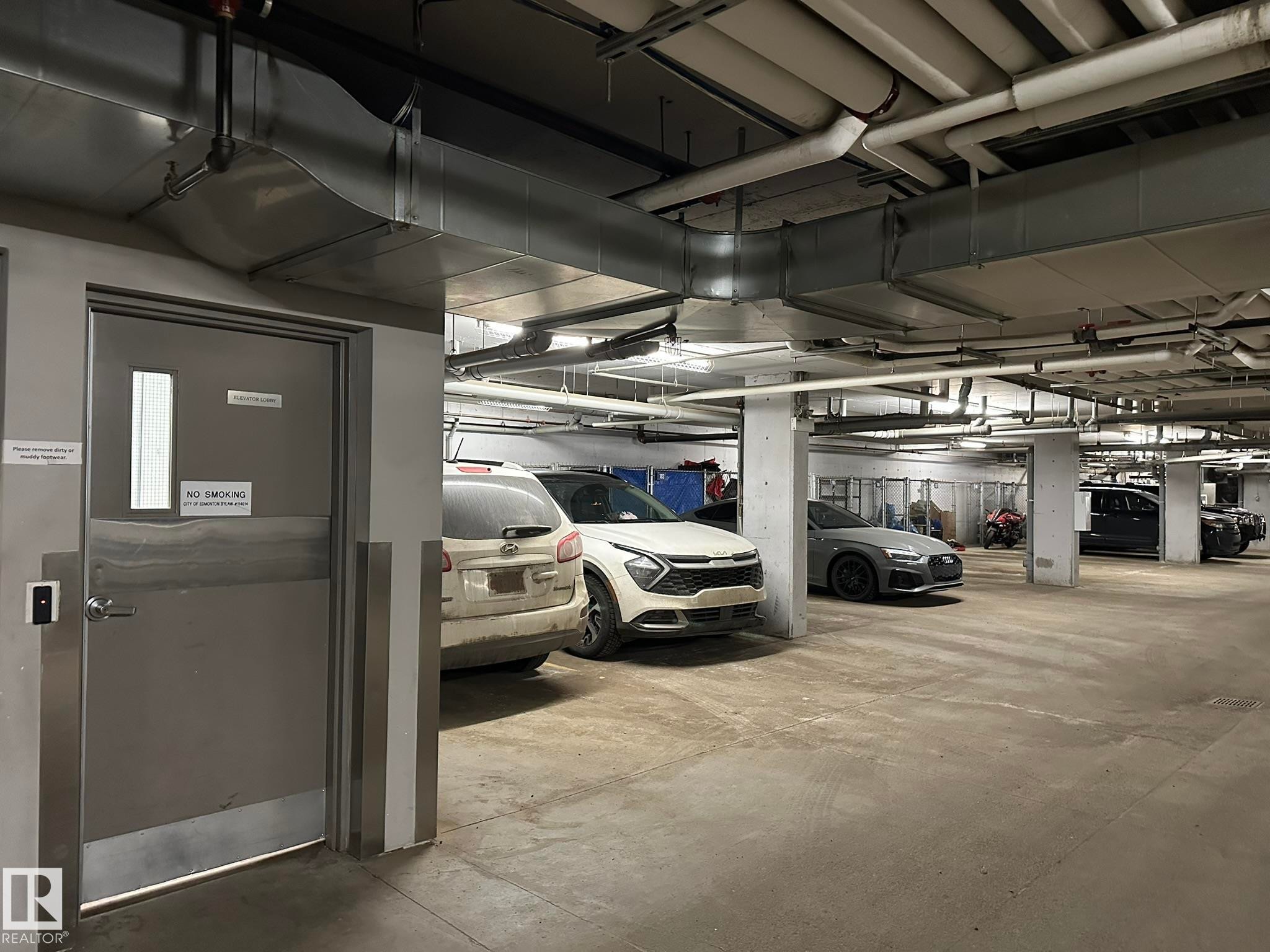 311 667 Watt Boulevard, Edmonton, AB - Indoor Photo Showing Garage