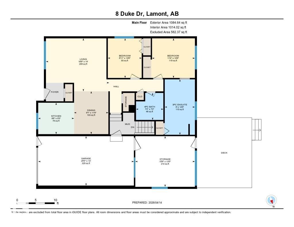 Floor plan - 8 Duke Drive, Lamont, AB - Other