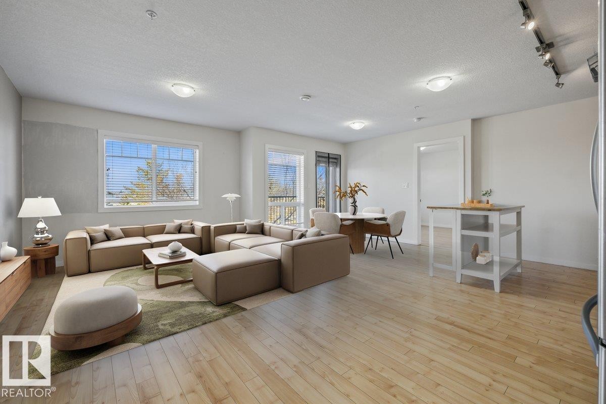 305 9523 160 Avenue, Edmonton, AB - Indoor Photo Showing Living Room