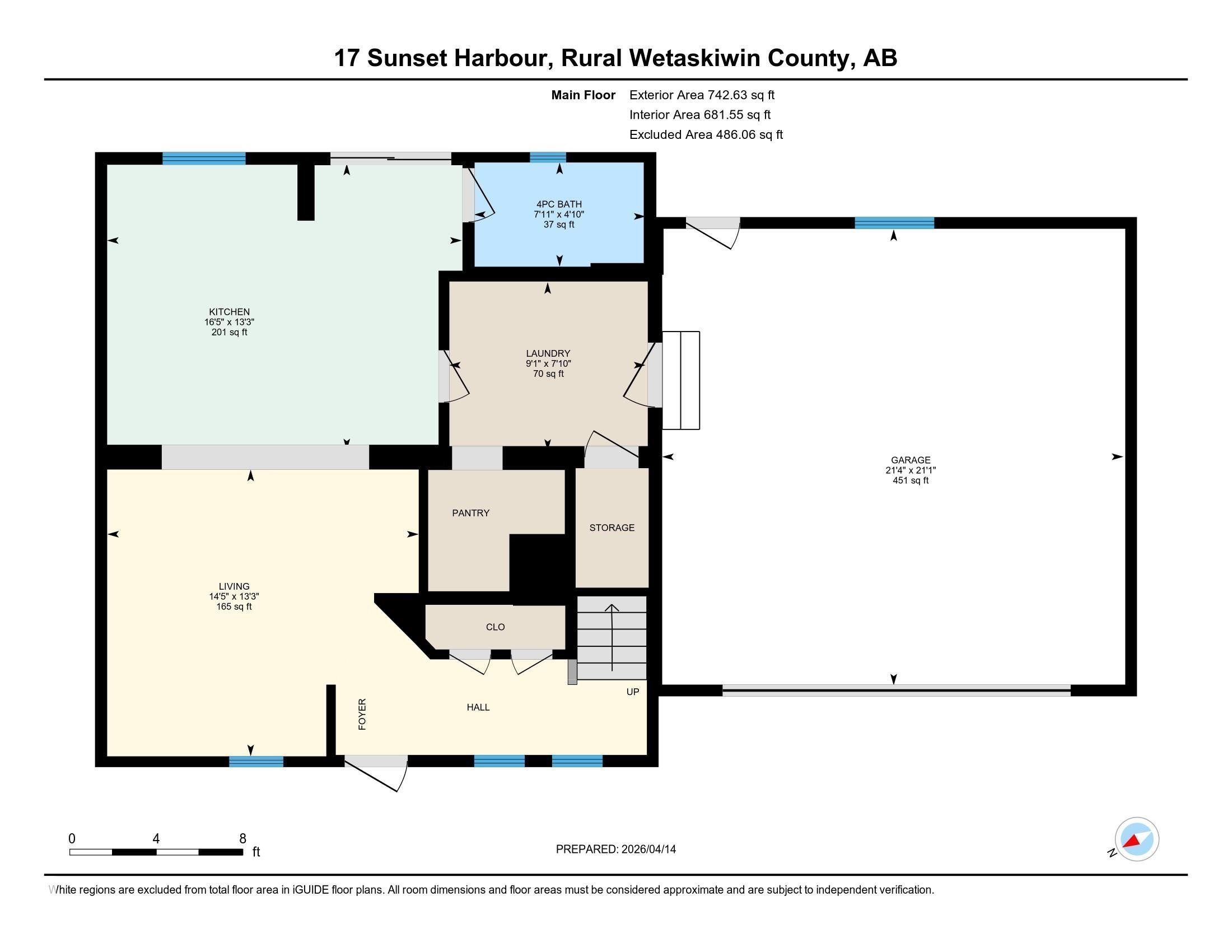 Floor plan - 17 Sunset Harbour, Rural Wetaskiwin County, AB