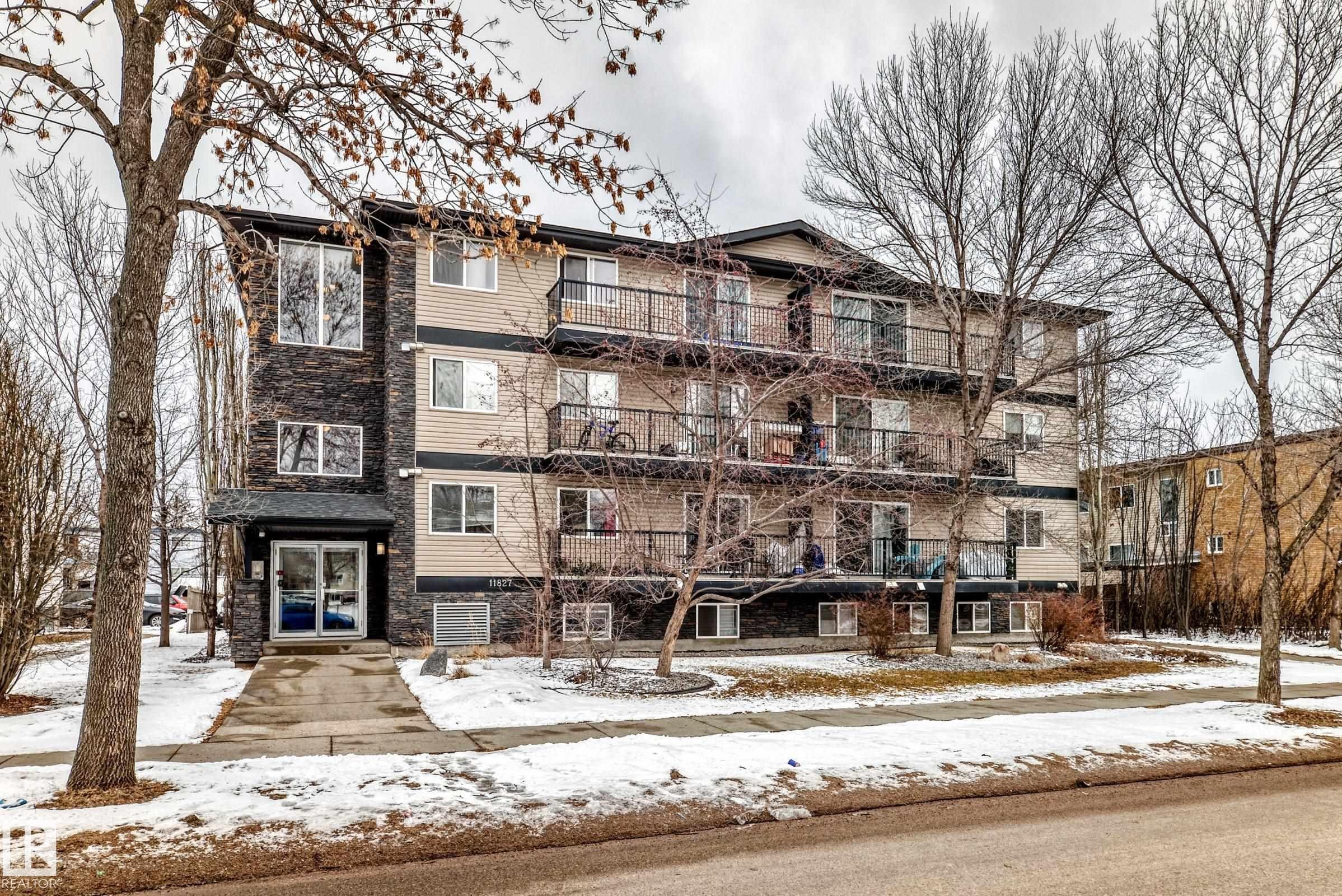 #203 11827 105 St Nw, Edmonton, AB - Outdoor With Facade