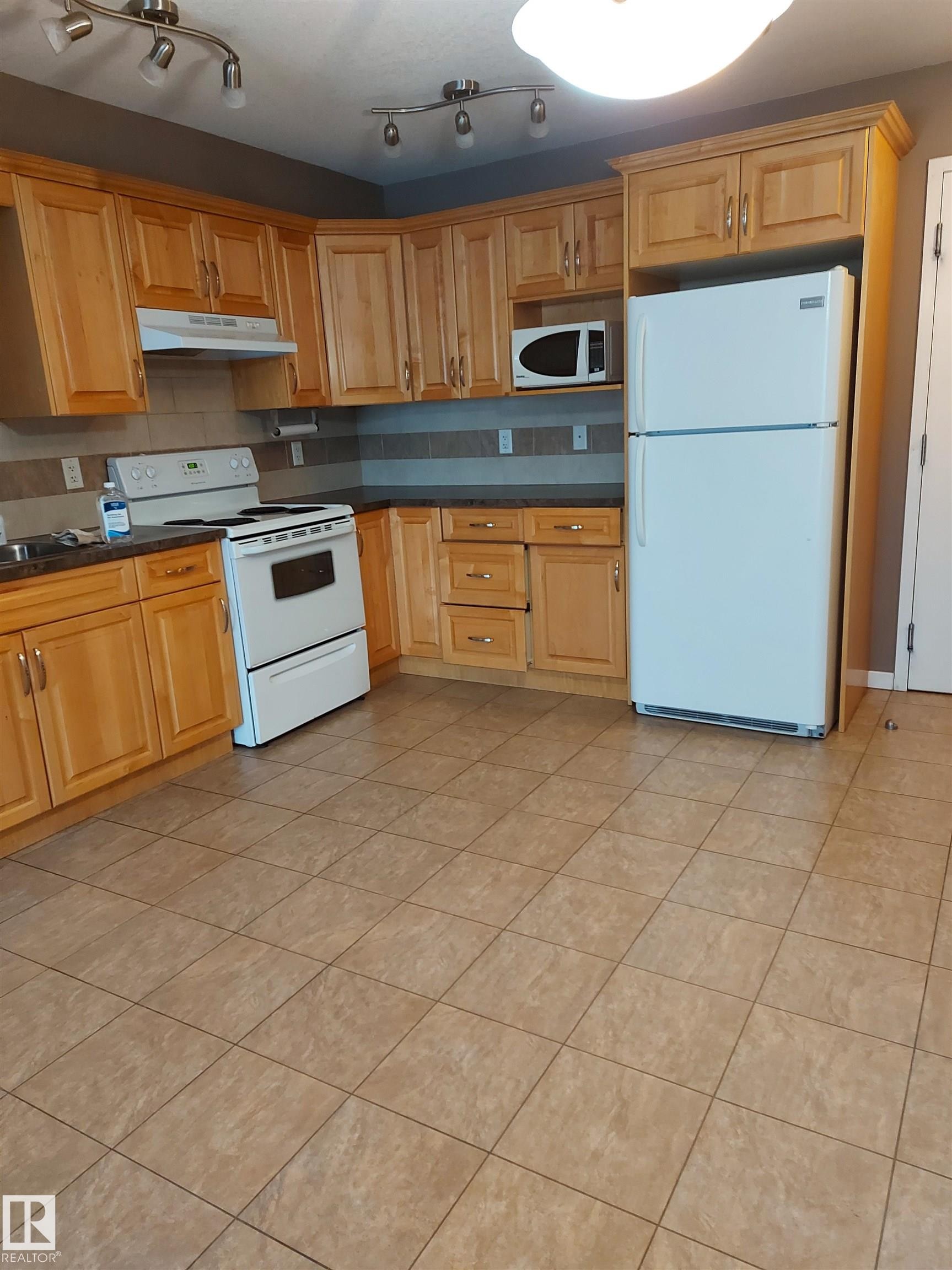 #203 11827 105 St Nw, Edmonton, AB - Indoor Photo Showing Kitchen