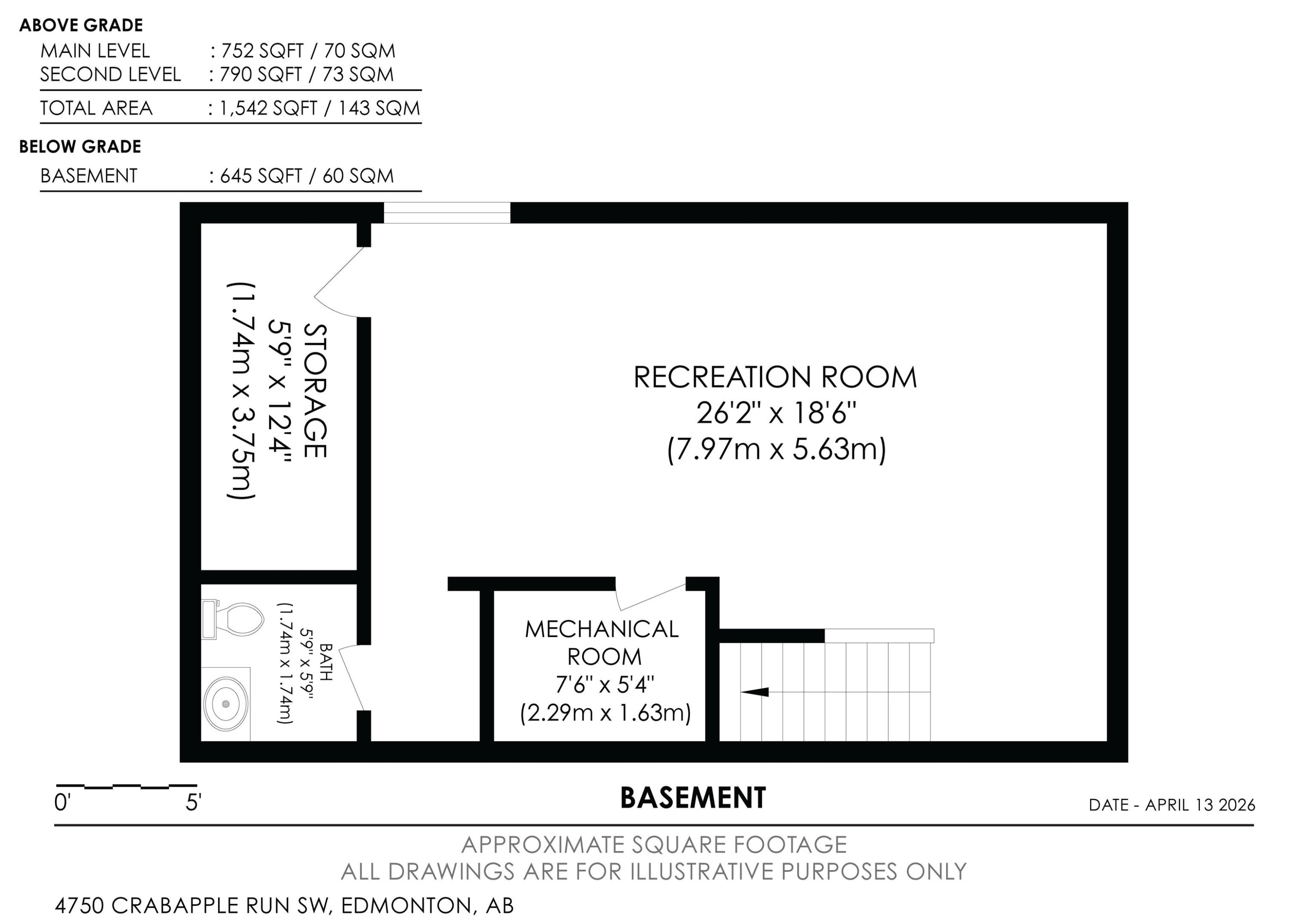 Floor plan - 4750 Crabapple Run, Edmonton, AB - Other