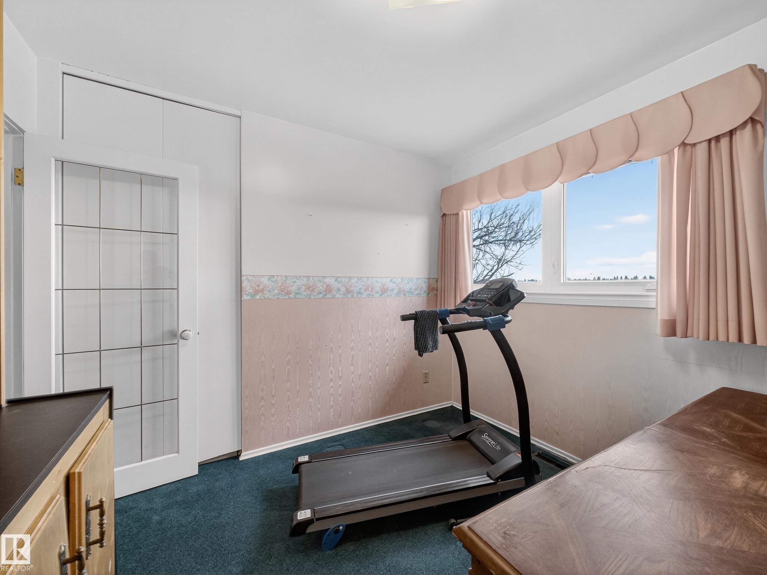 3642 Ada Boulevard, Edmonton, AB - Indoor Photo Showing Gym Room