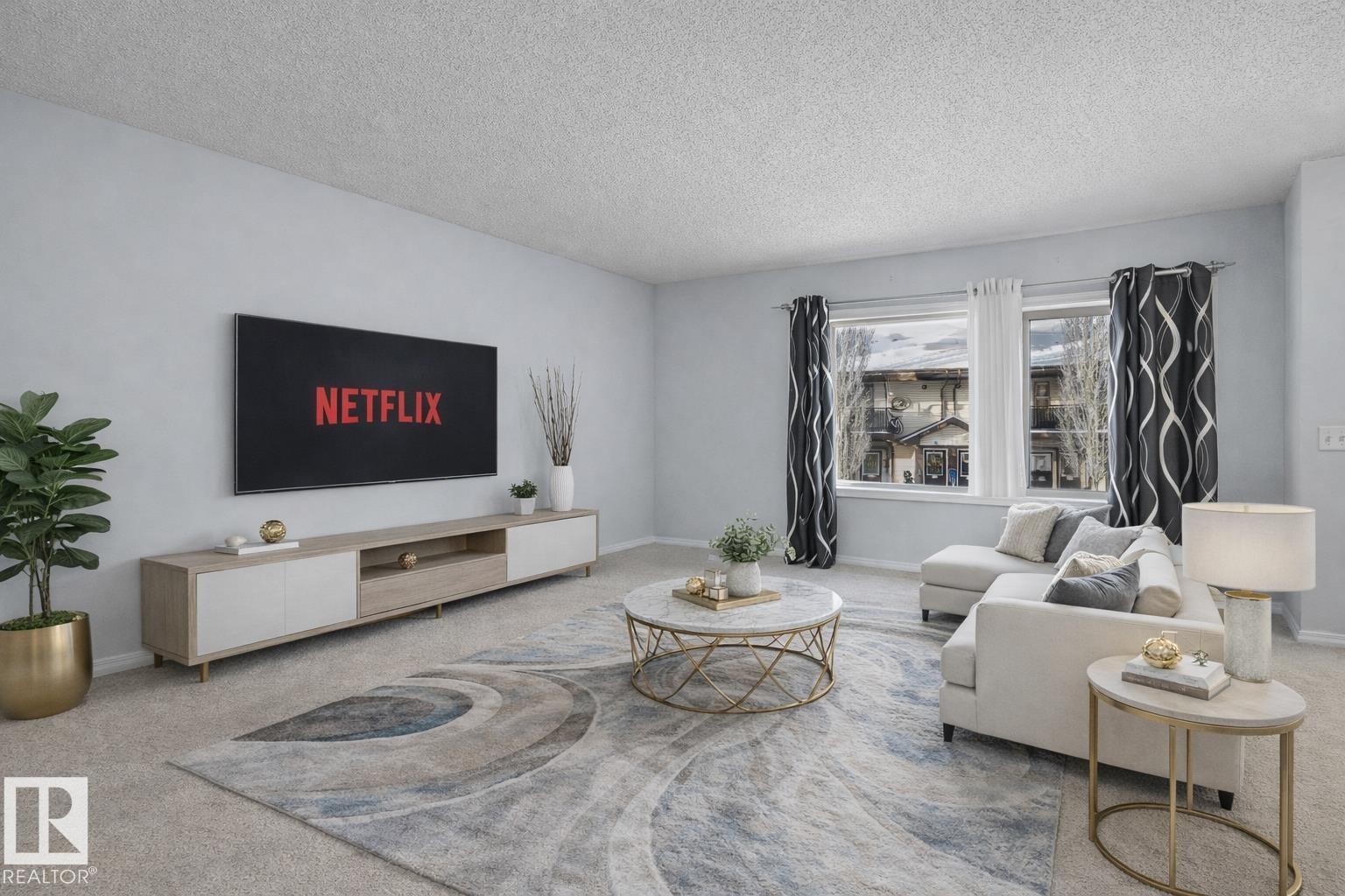 60 604 62 Street, Edmonton, AB - Indoor Photo Showing Living Room