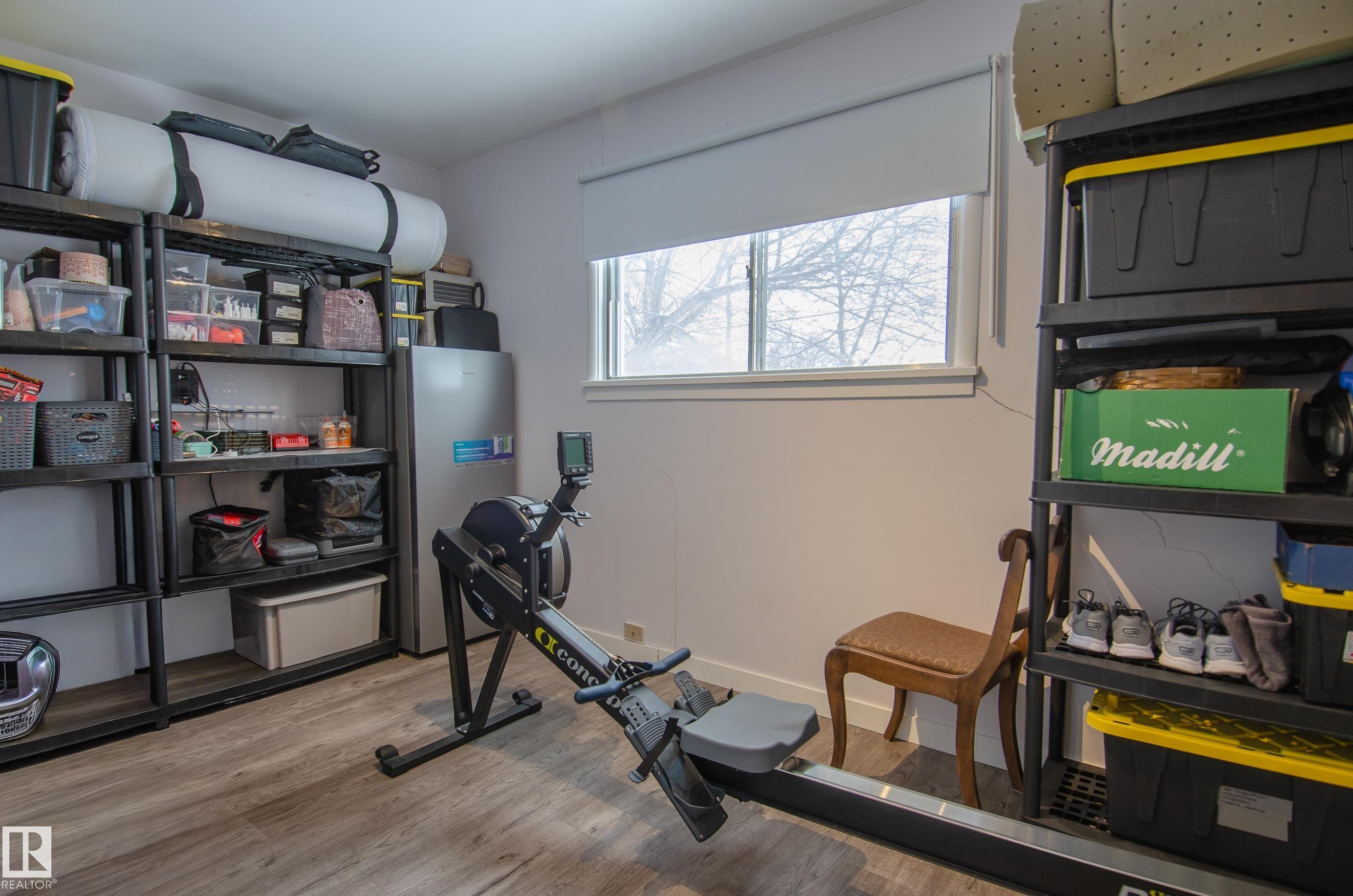 12904 90 Street, Edmonton, AB - Indoor Photo Showing Gym Room