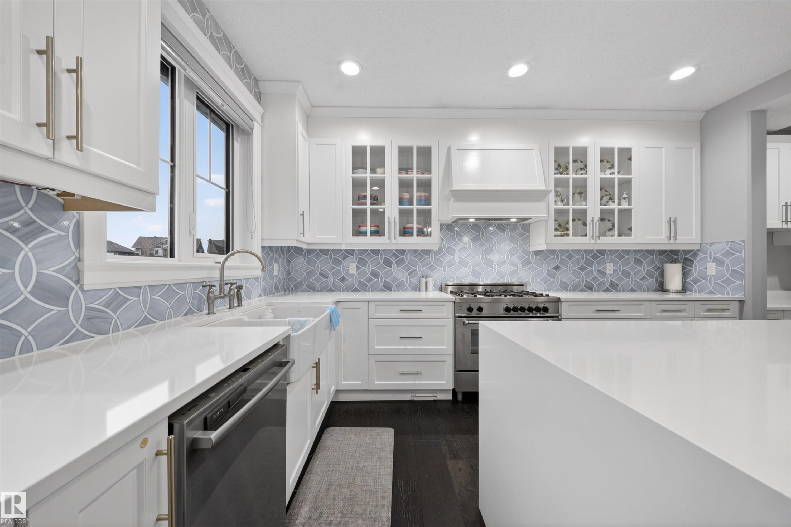 9037 24 Avenue, Edmonton, AB - Indoor Photo Showing Kitchen With Upgraded Kitchen