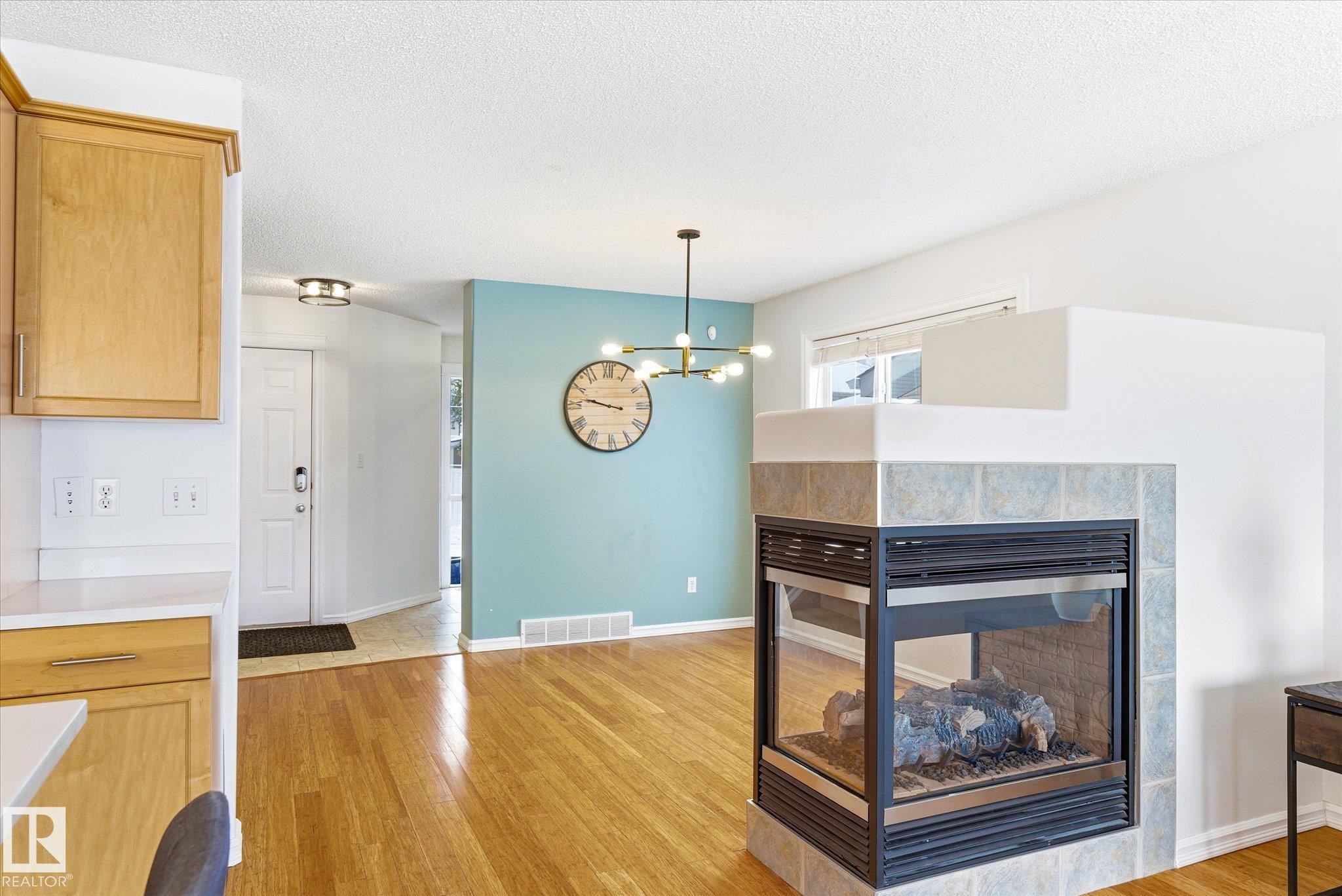2550 Rabbit Hill Road, Edmonton, AB - Indoor Photo Showing Other Room With Fireplace