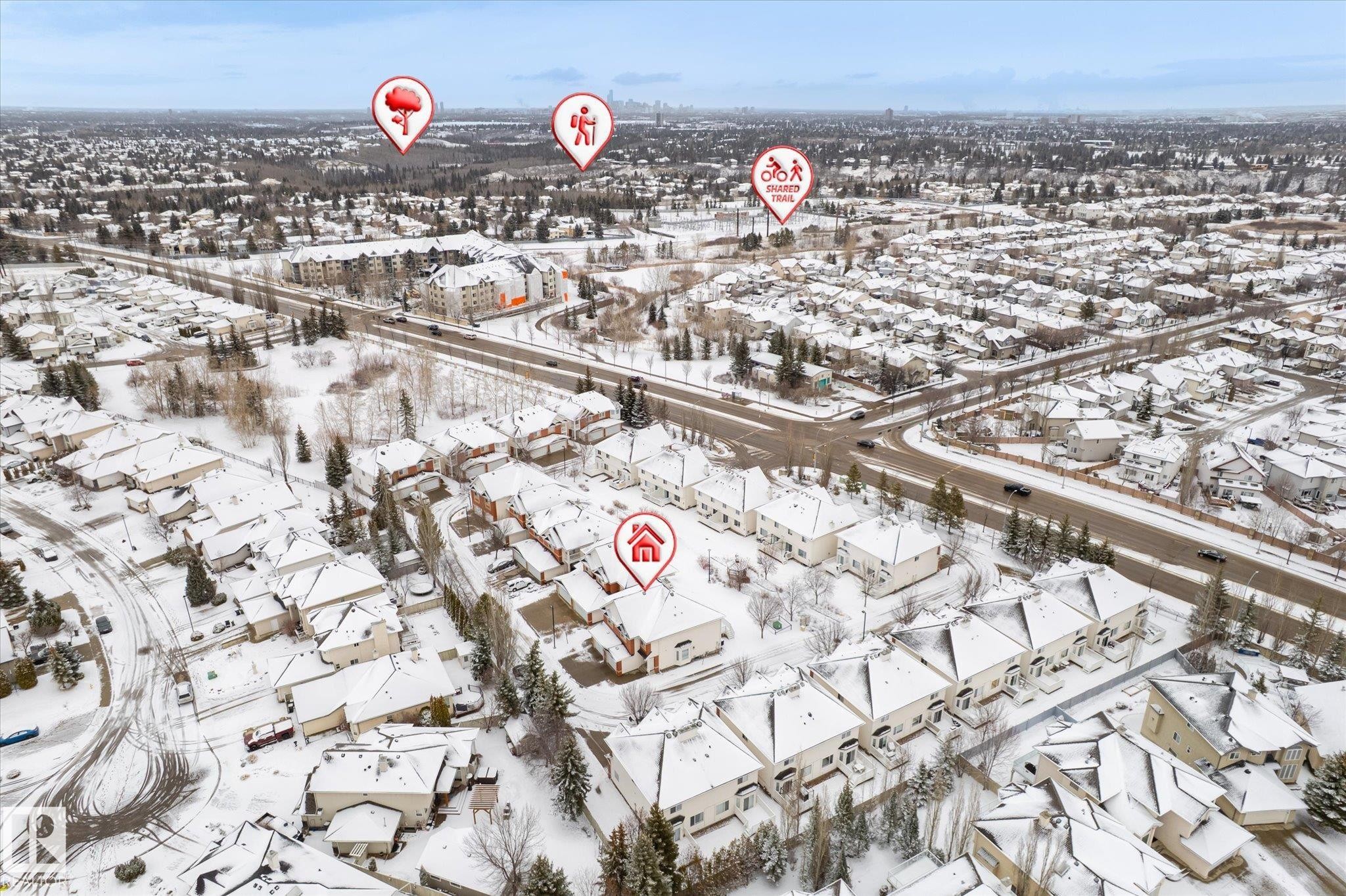 2550 Rabbit Hill Road, Edmonton, AB - Outdoor With View
