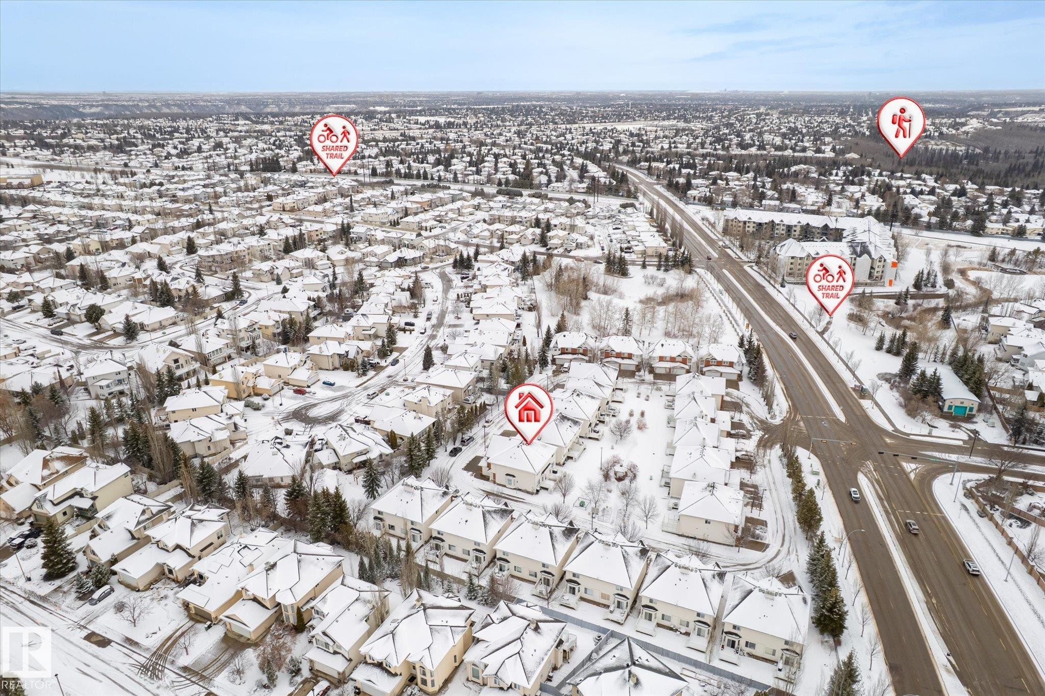 2550 Rabbit Hill Road, Edmonton, AB - Outdoor With View