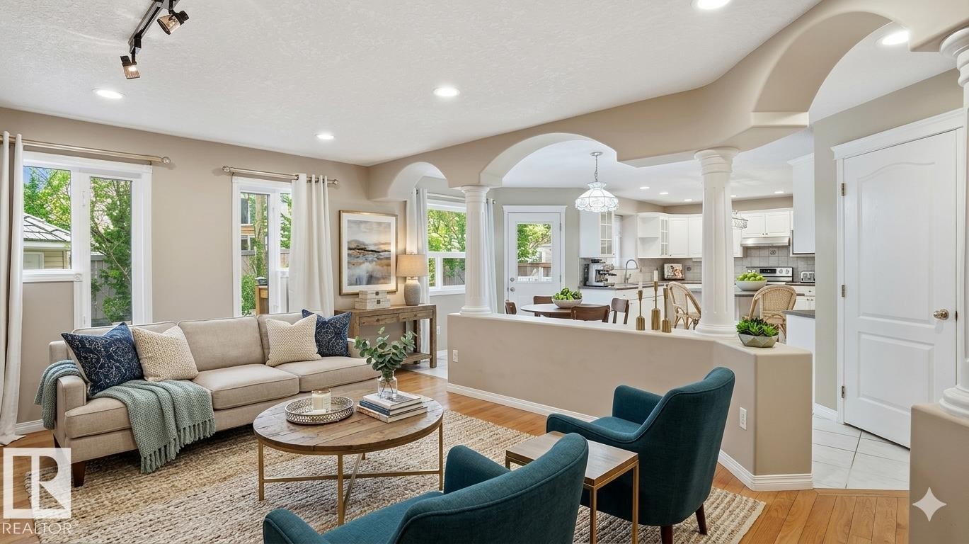 1007 Ormsby Crescent, Edmonton, AB - Indoor Photo Showing Living Room
