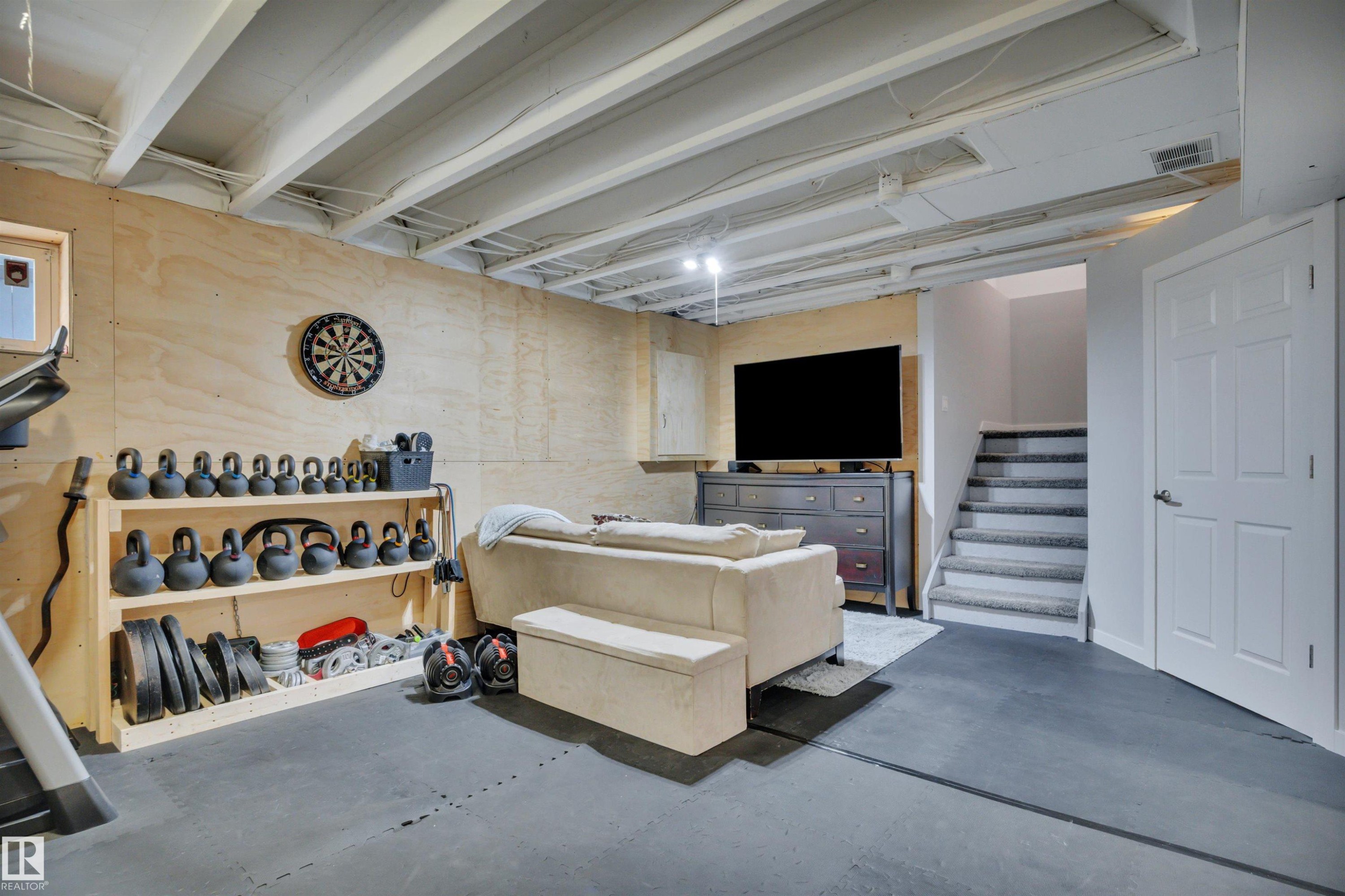 190 Keyport Circle, Leduc, AB - Indoor Photo Showing Basement