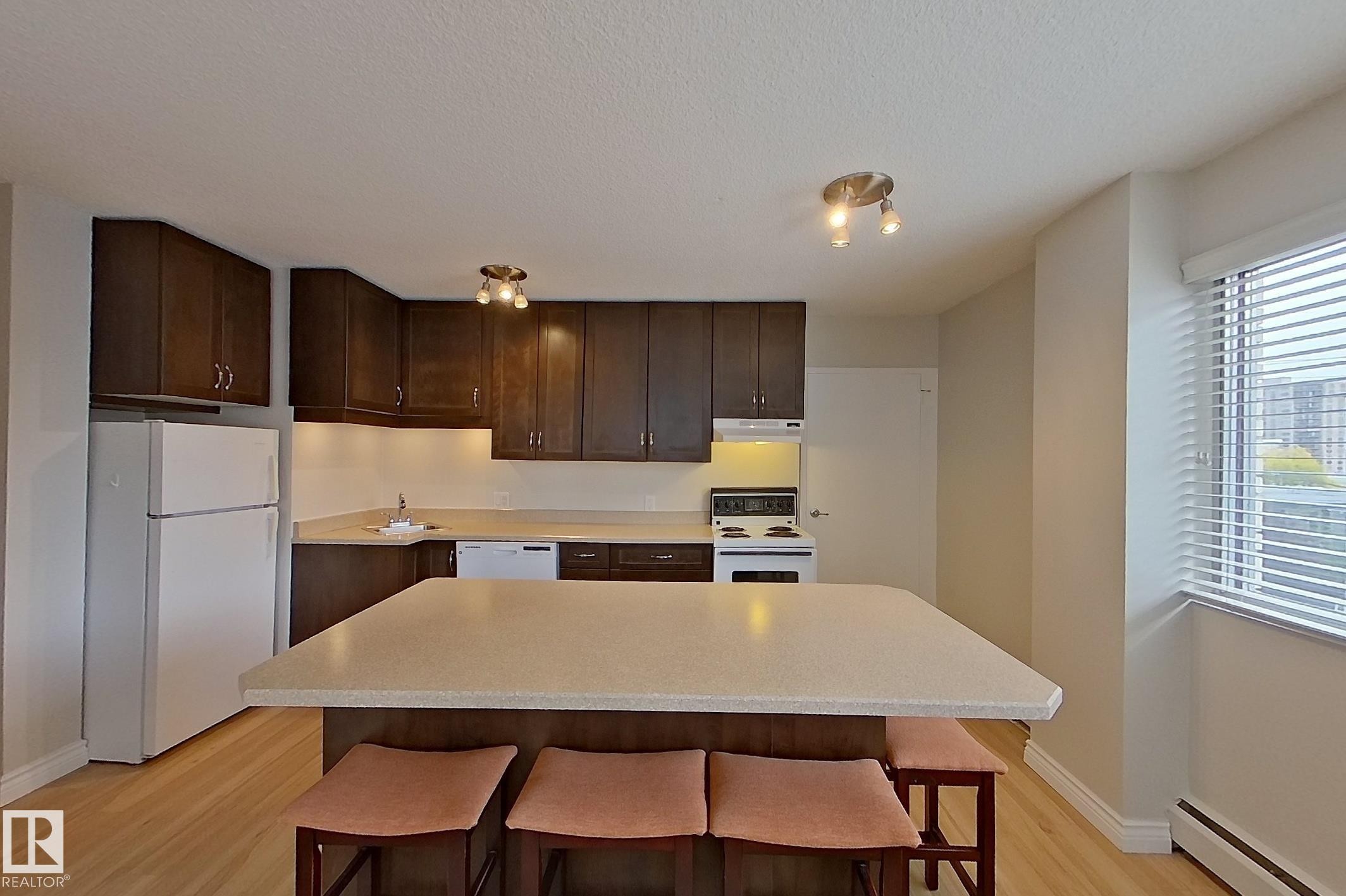 #404 10021 116 St Nw, Edmonton, AB - Indoor Photo Showing Kitchen