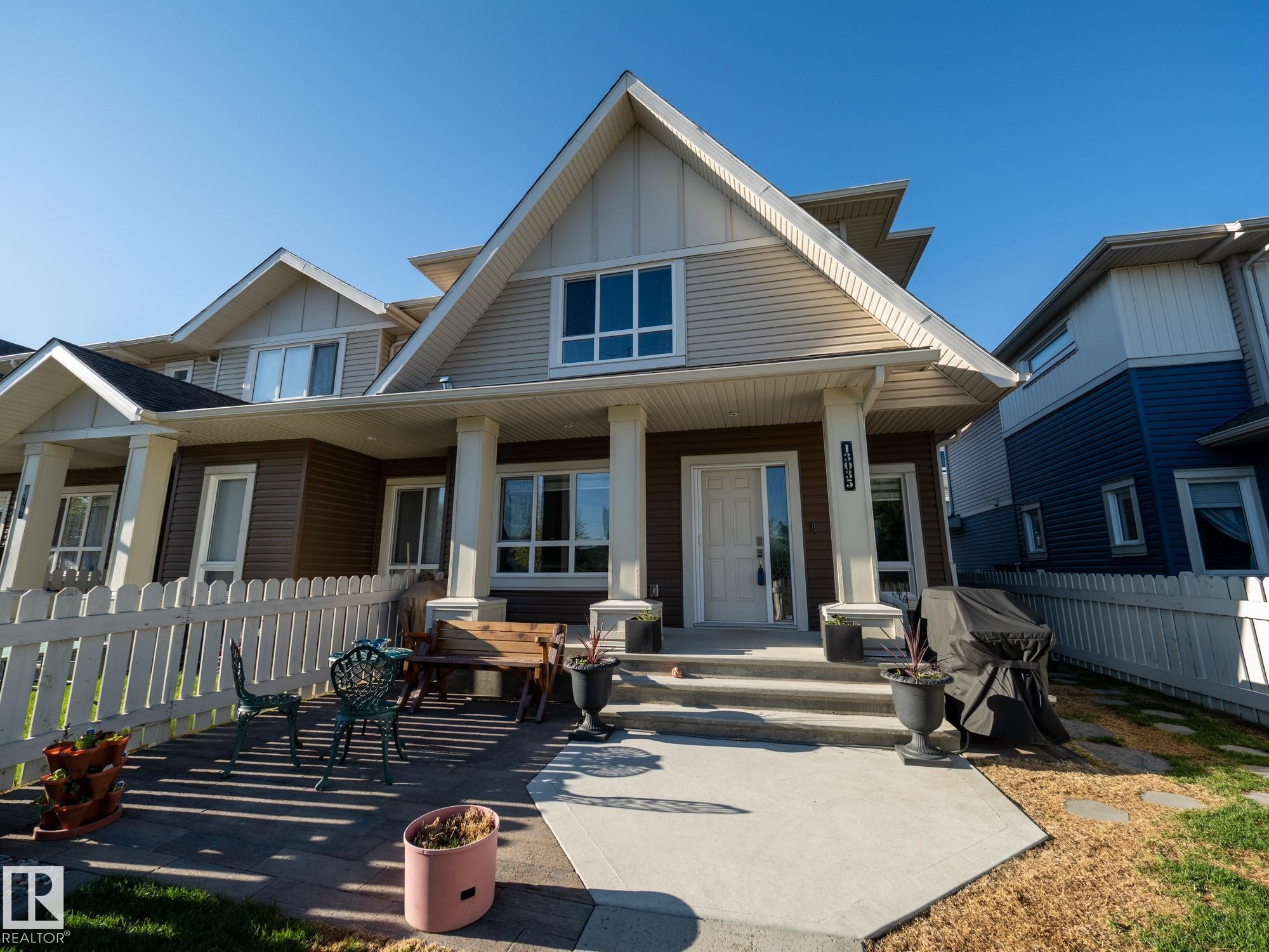 13035 132 Avenue, Edmonton, AB - Outdoor With Deck Patio Veranda With Facade
