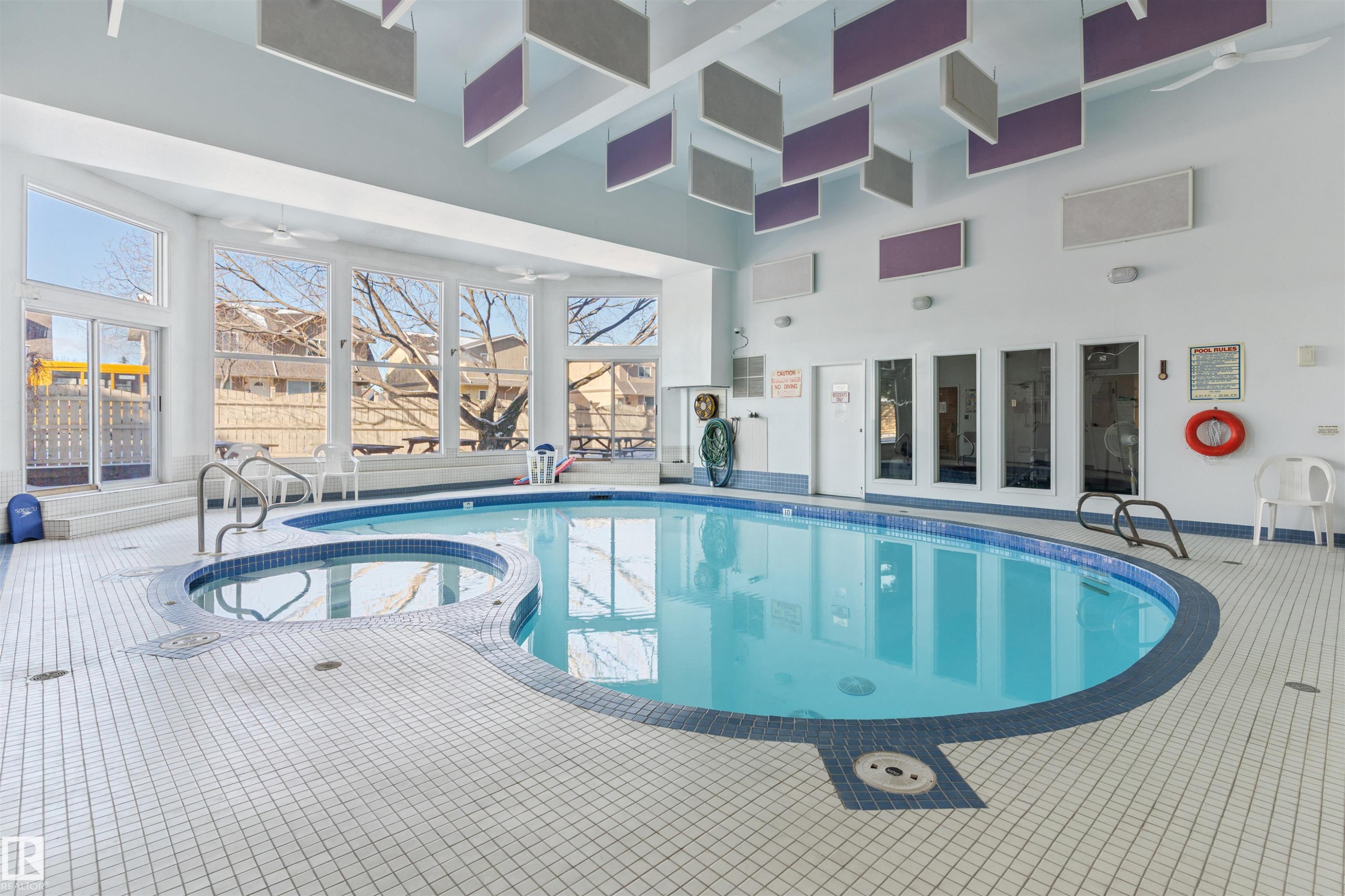 #403 18020 95 Av Nw, Edmonton, AB - Indoor Photo Showing Other Room With In Ground Pool