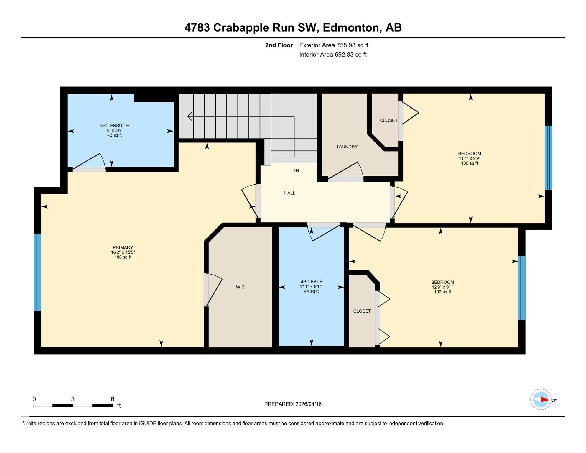 Floor plan - 4783 Crabapplle Run, Edmonton, AB - Other