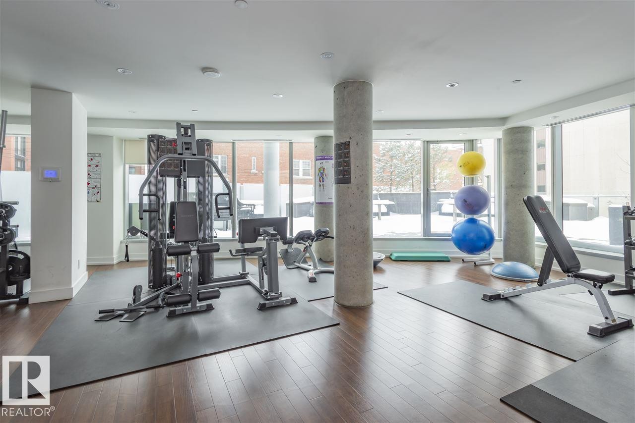 401 11969 Jasper Avenue, Edmonton, AB - Indoor Photo Showing Gym Room
