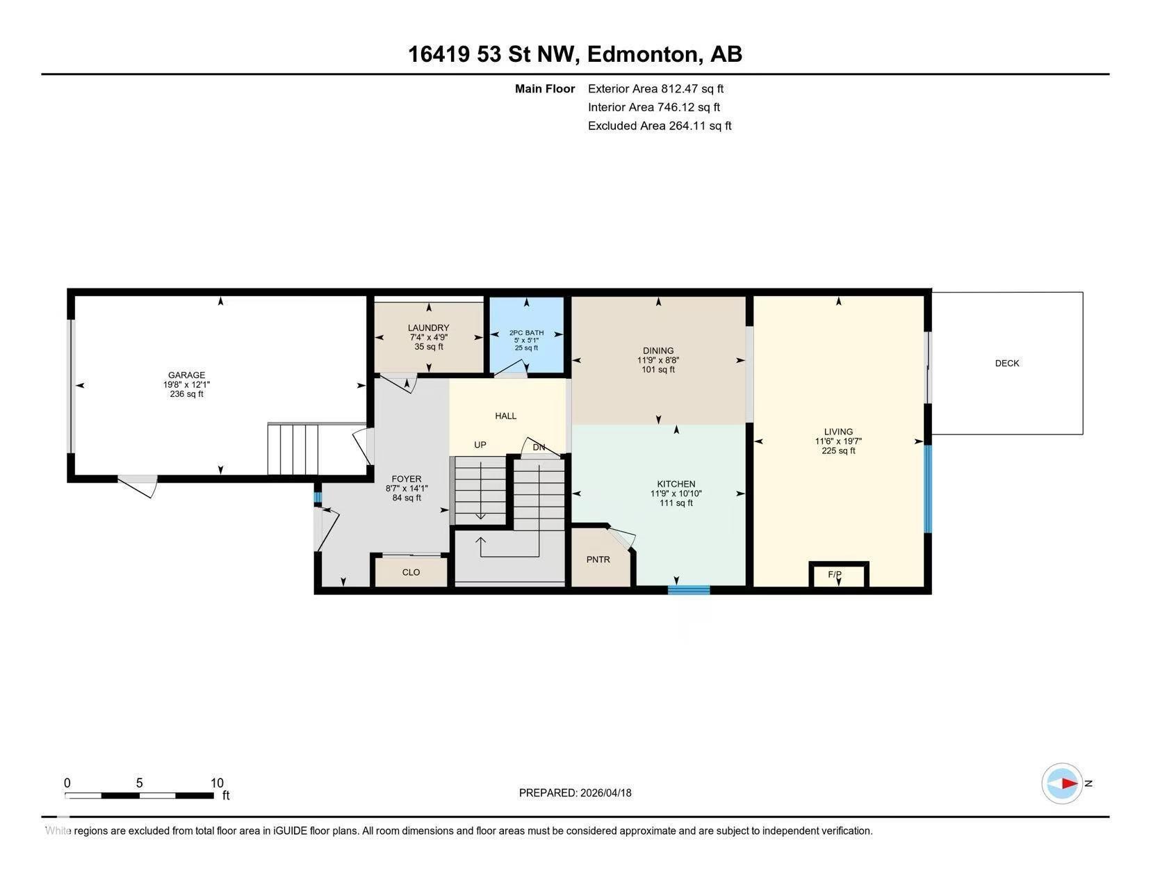 Floor plan - 16419 53 Street, Edmonton, AB - Other