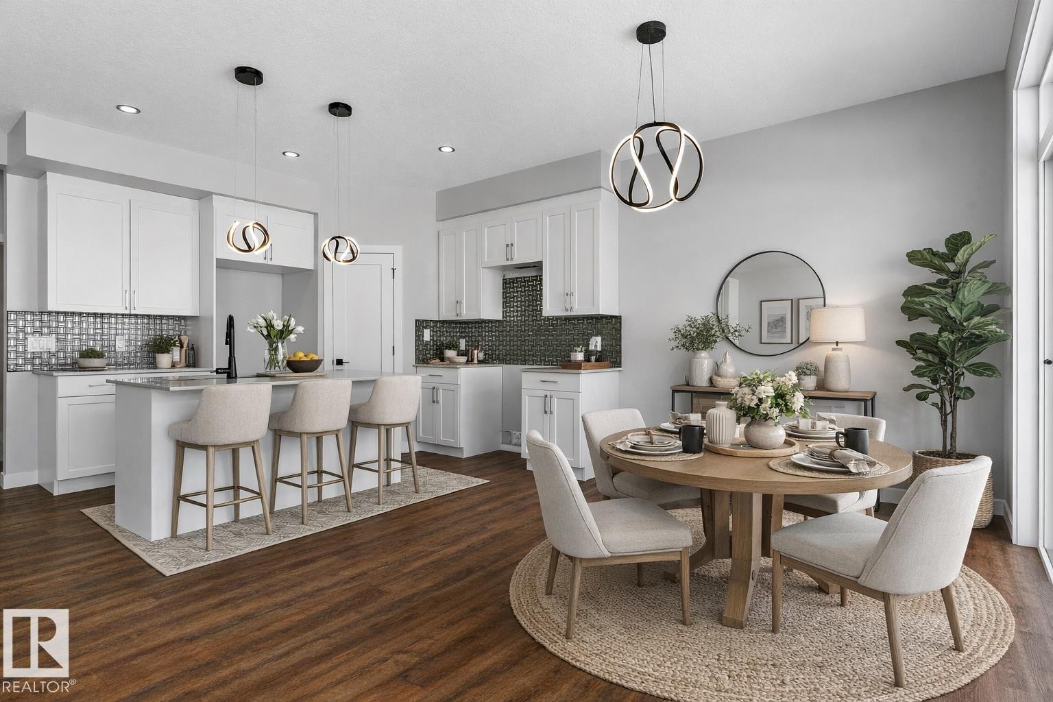 72 Maple Crescent, Gibbons, AB - Indoor Photo Showing Dining Room