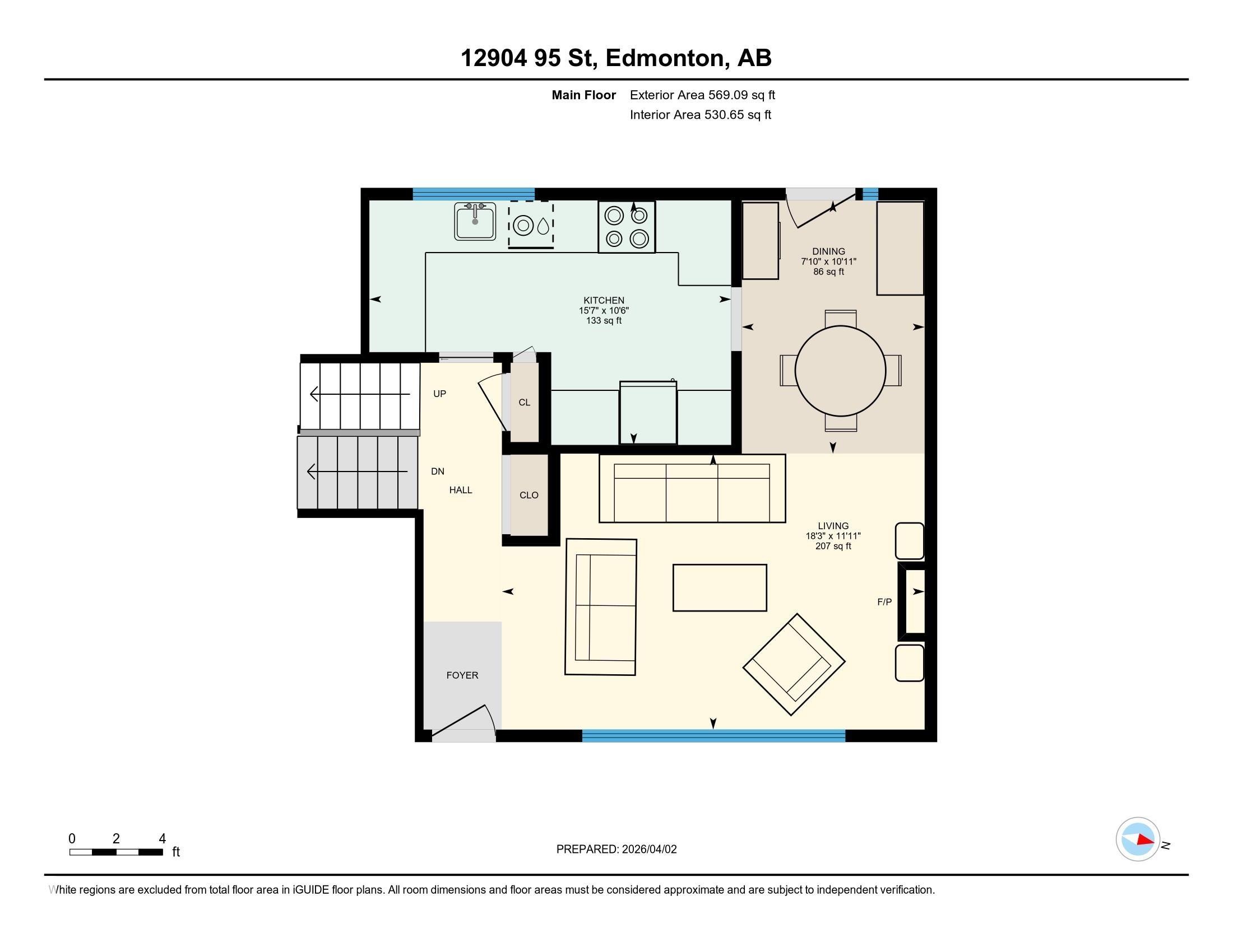 Floor plan - 12904 95 Street, Edmonton, AB - Other