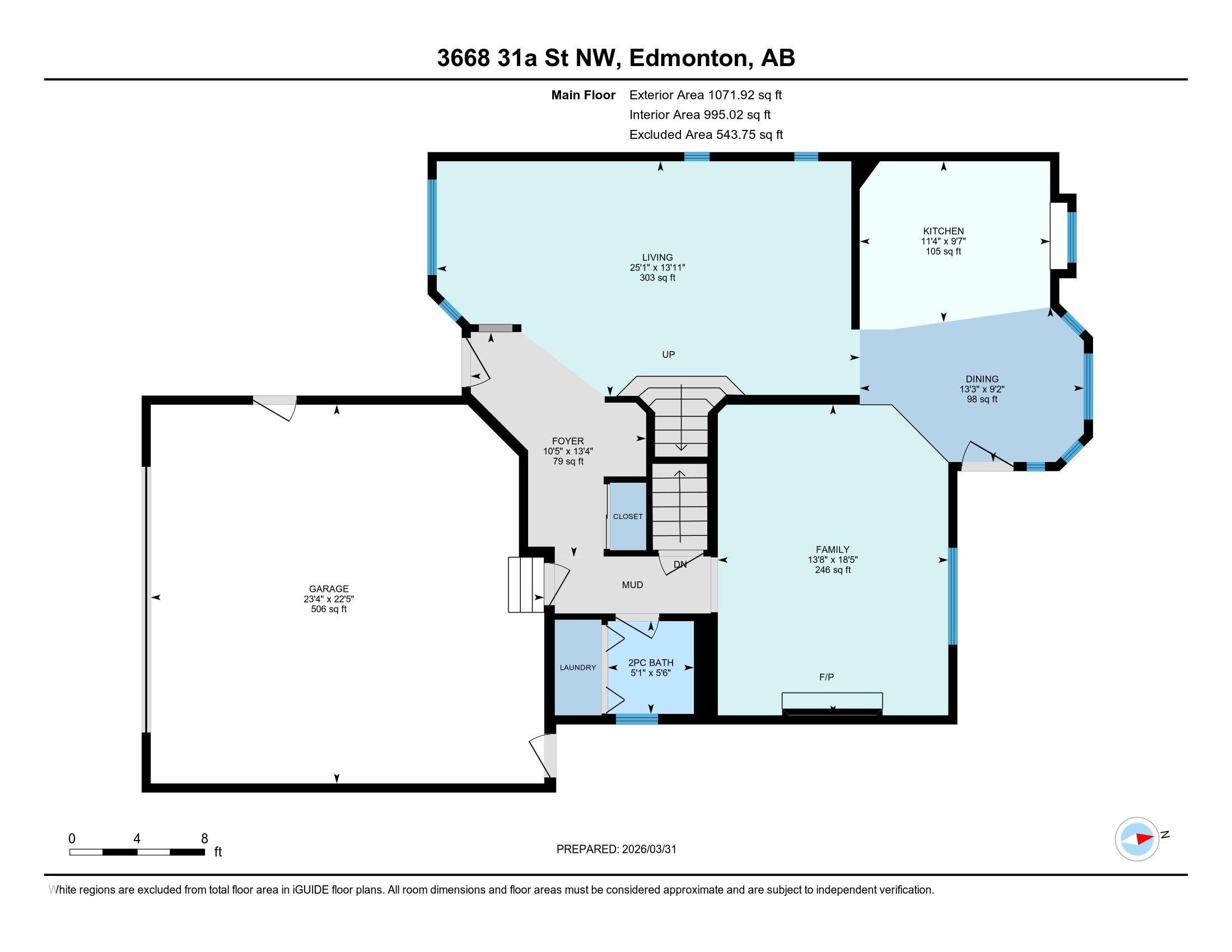 Floor plan - 3668 31A Street, Edmonton, AB - Other