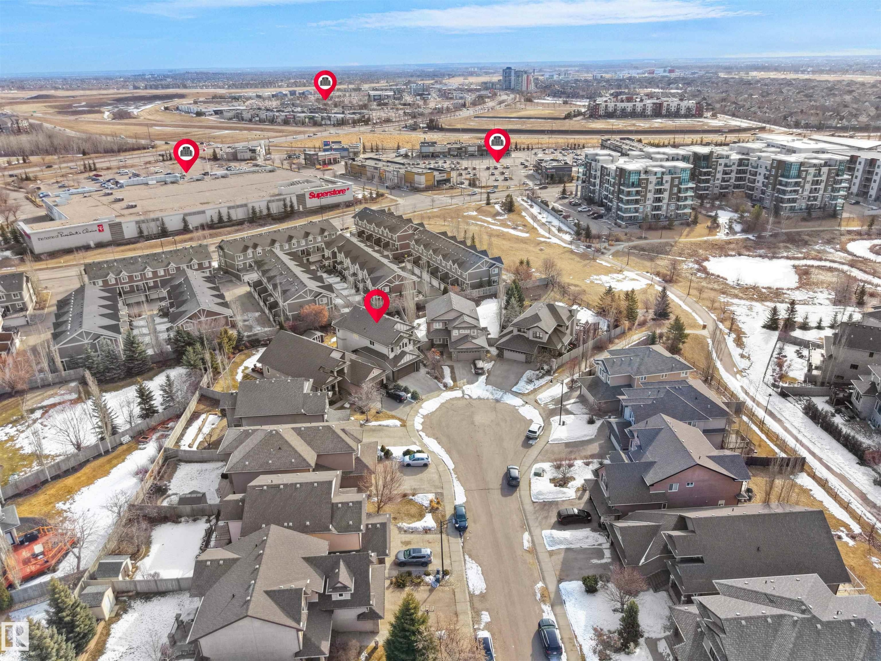2422 Warry Place Sw, Edmonton, AB - Outdoor With View