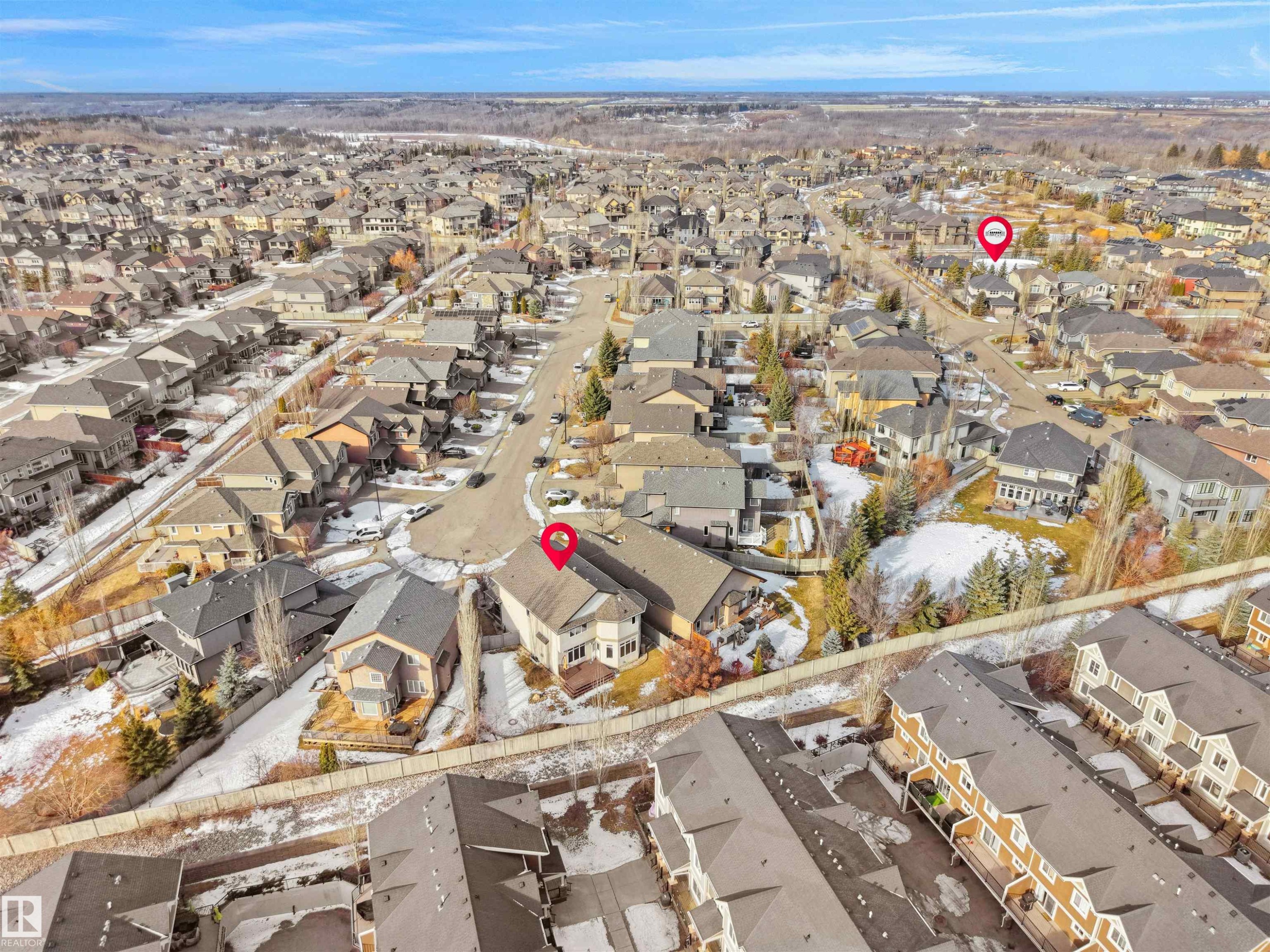 2422 Warry Place Sw, Edmonton, AB - Outdoor With View