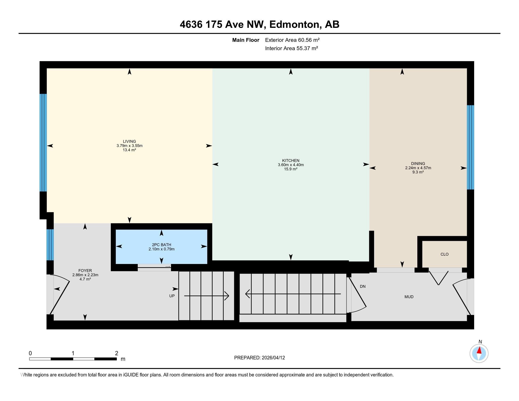 Floor plan - 4636 175 Ave, Edmonton, AB - Other