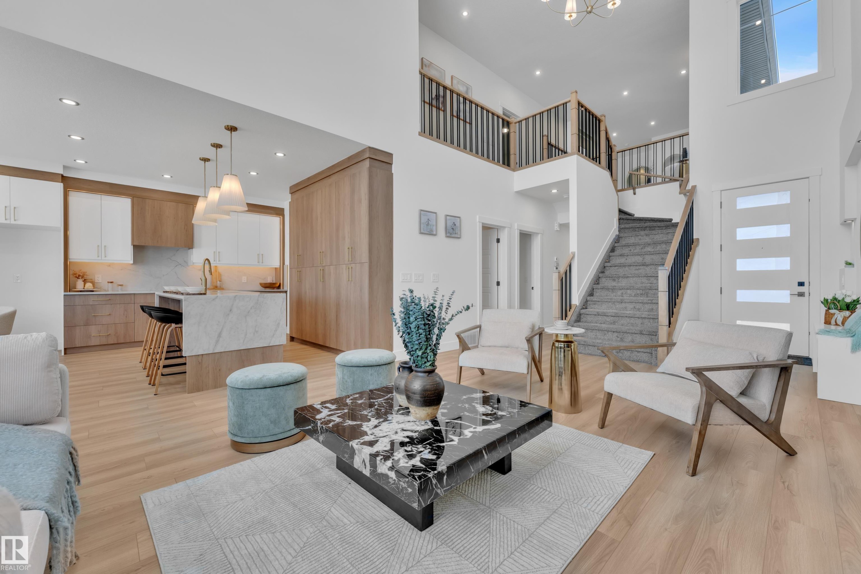 226 Linden Loop, Leduc, AB - Indoor Photo Showing Living Room