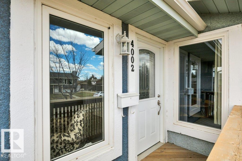 4002 42B Avenue, Leduc, AB - Outdoor With Deck Patio Veranda With Exterior