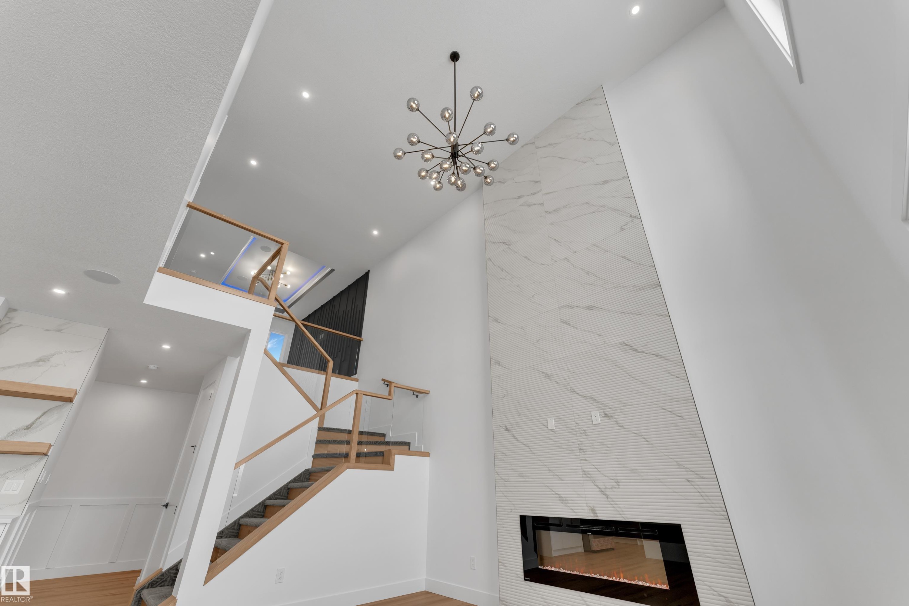 760 Astoria Way, Devon, AB - Indoor With Fireplace