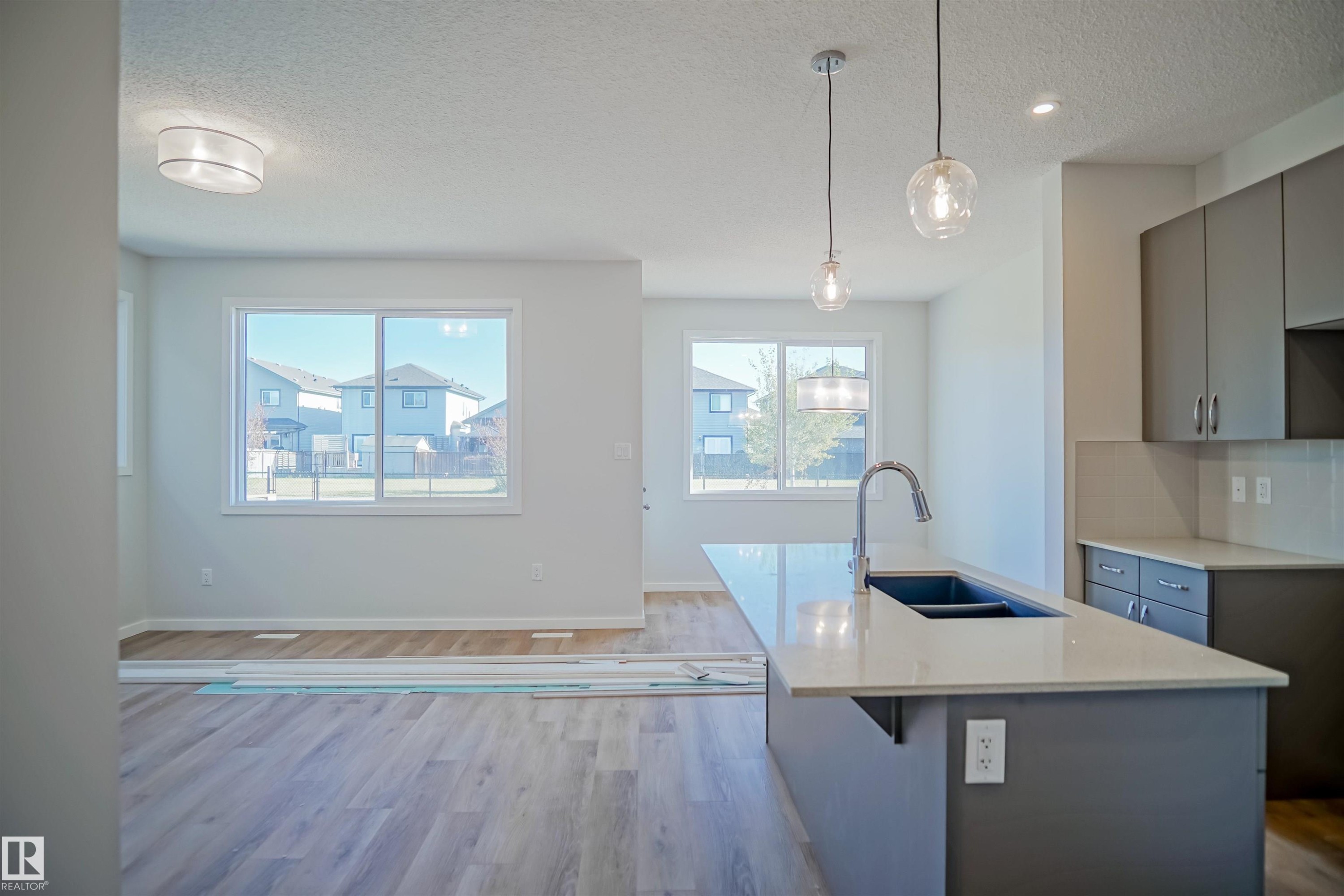 938 18 Avenue, Edmonton, AB - Indoor Photo Showing Kitchen With Double Sink With Upgraded Kitchen