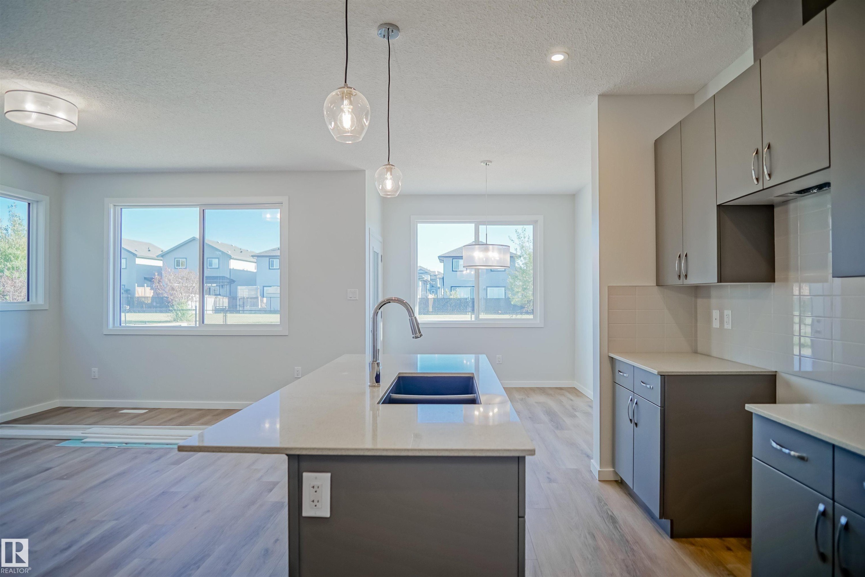 938 18 Avenue, Edmonton, AB - Indoor Photo Showing Kitchen With Double Sink