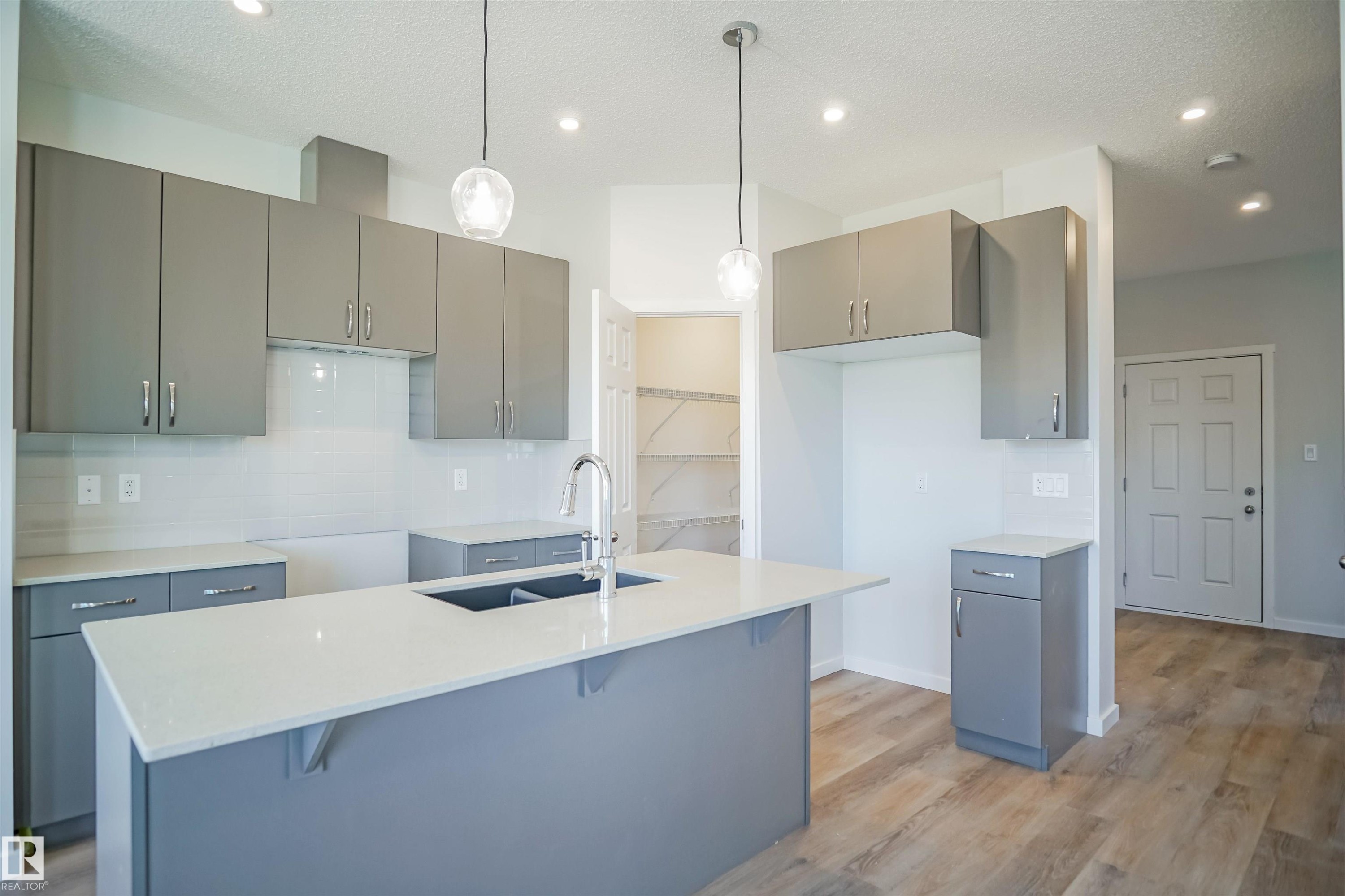 938 18 Avenue, Edmonton, AB - Indoor Photo Showing Kitchen With Double Sink With Upgraded Kitchen