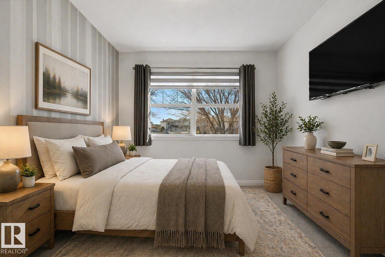1850 Towne Centre Boulevard, Edmonton, AB - Indoor Photo Showing Bedroom