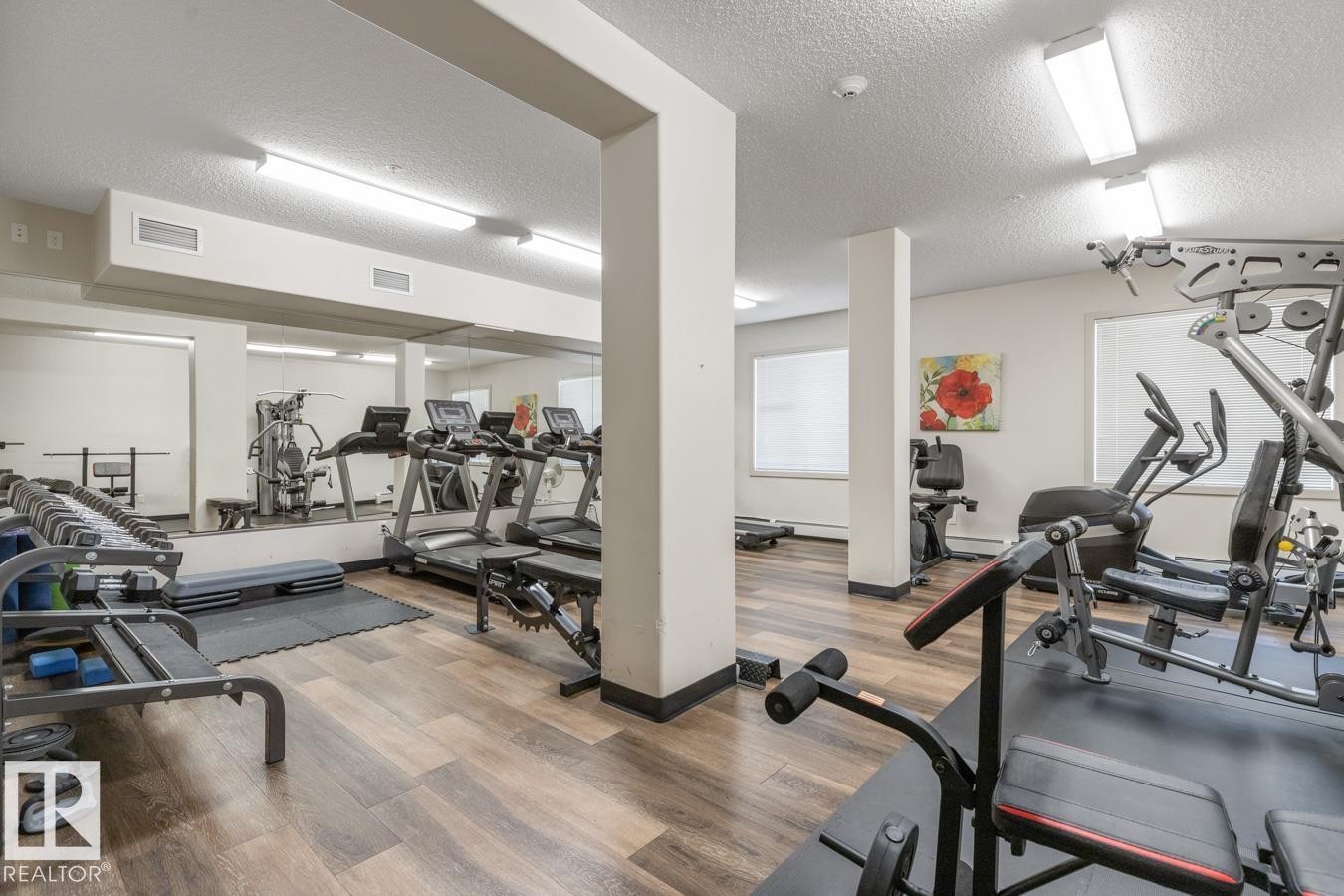 122 320 Ambleside Link Link, Edmonton, AB - Indoor Photo Showing Gym Room