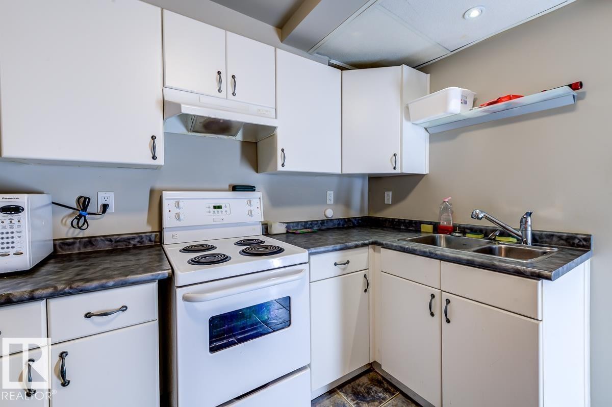 10950 73 Avenue, Edmonton, AB - Indoor Photo Showing Kitchen With Double Sink